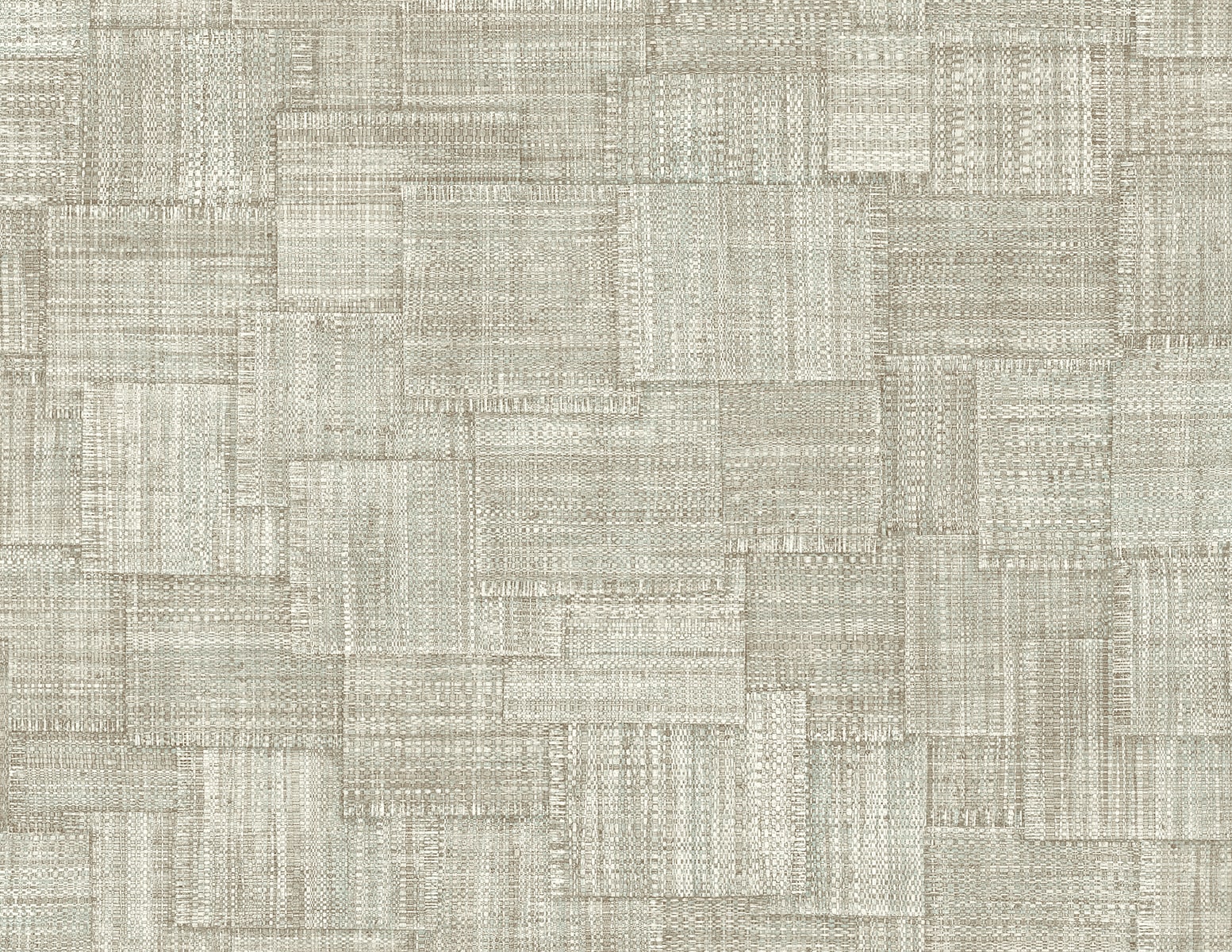 Raffia Woven Blocks Embossed Vinyl Unpasted Wallpaper - Image 8