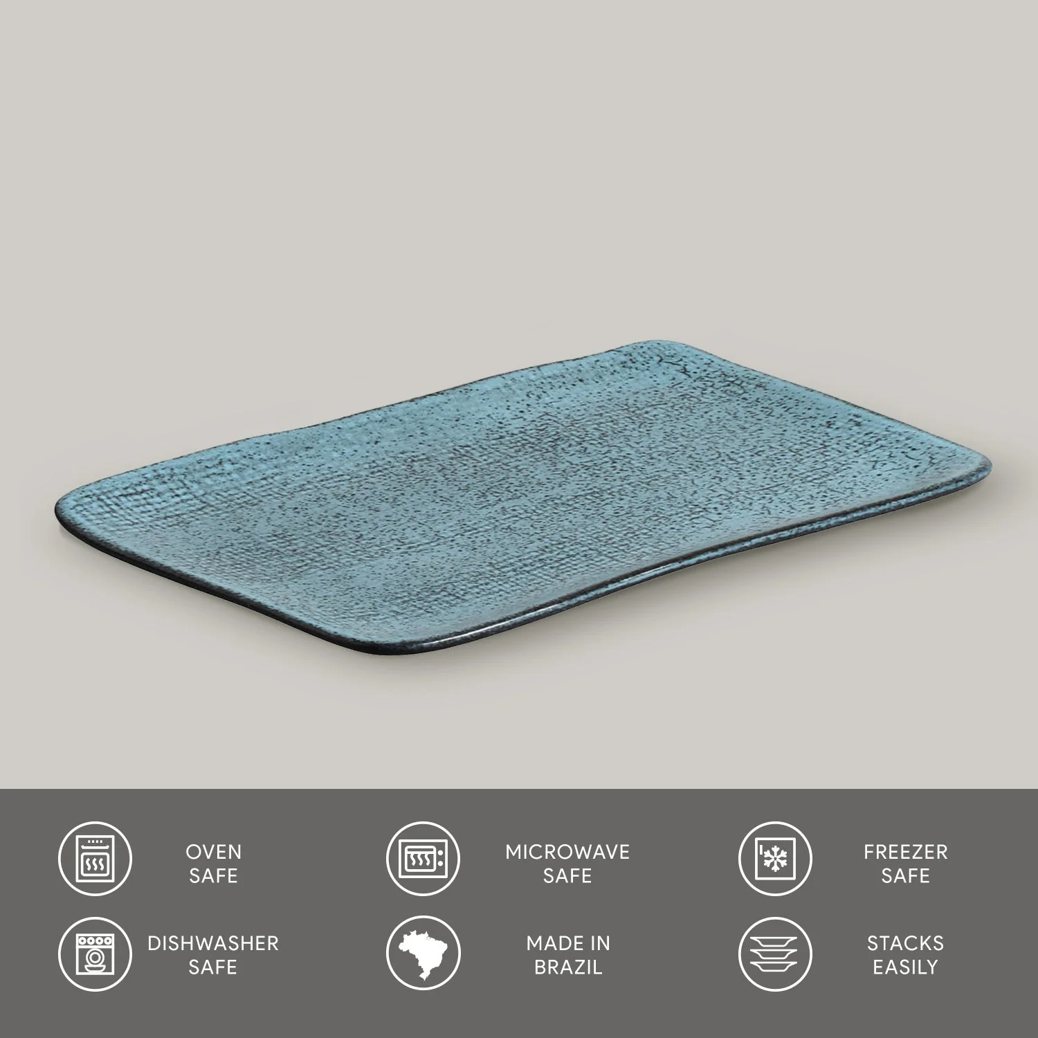 Rectangular Platter Juta Medium Set of 4 - Image 8