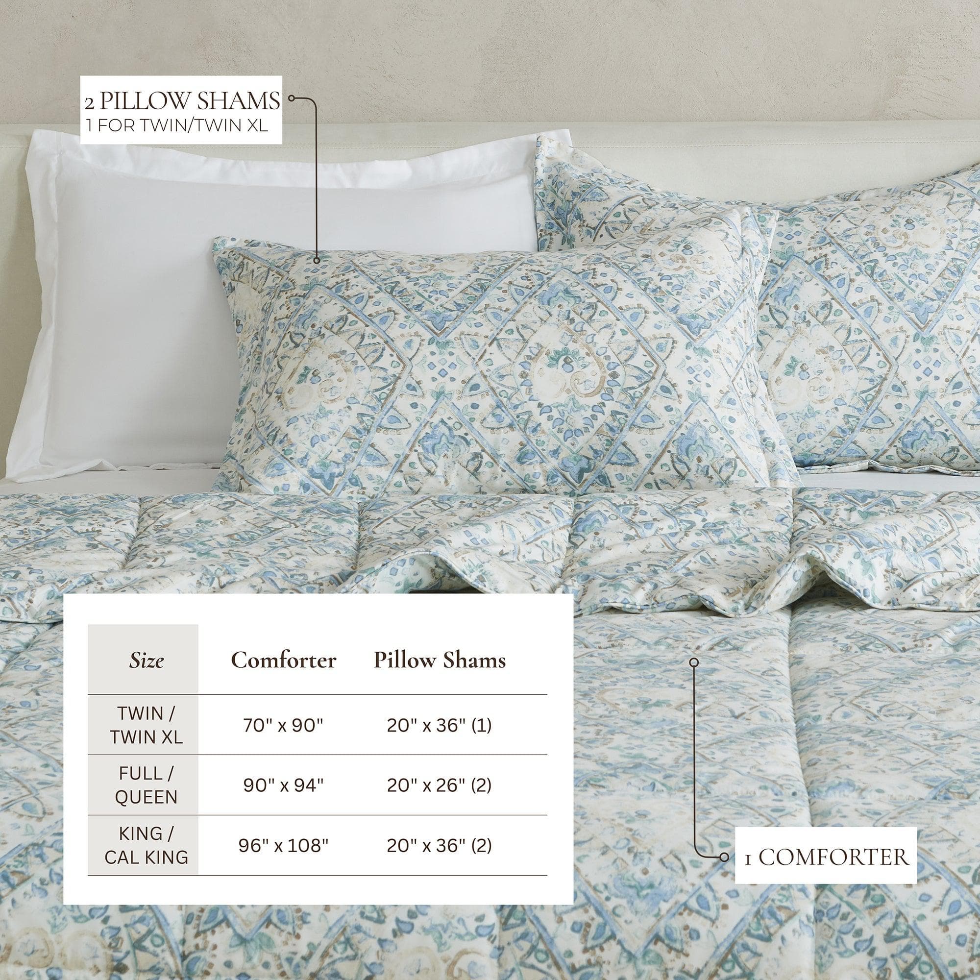 Reversible Comforter Set - Odette Collection - Image 64