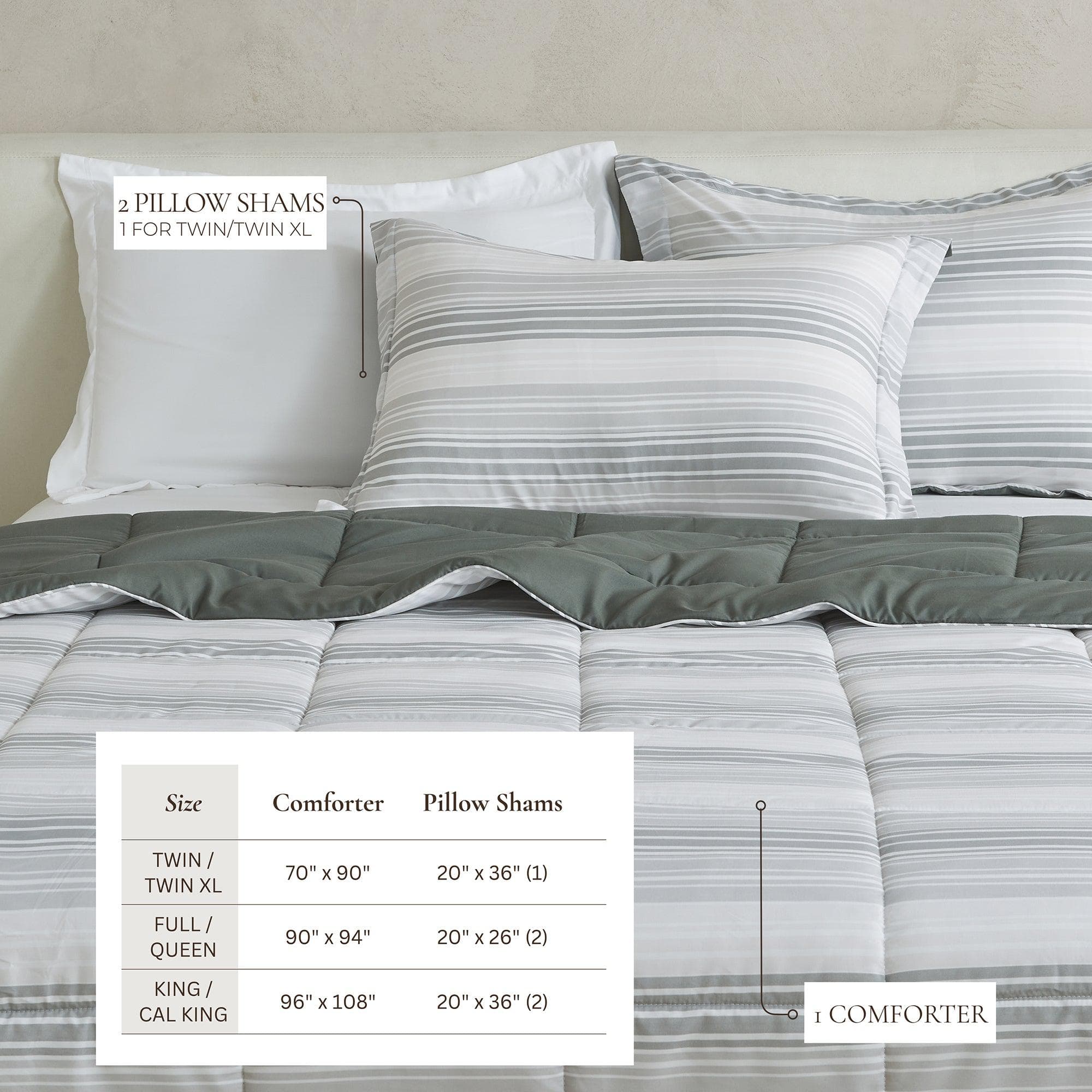 Reversible Comforter Set - Odette Collection - Image 94