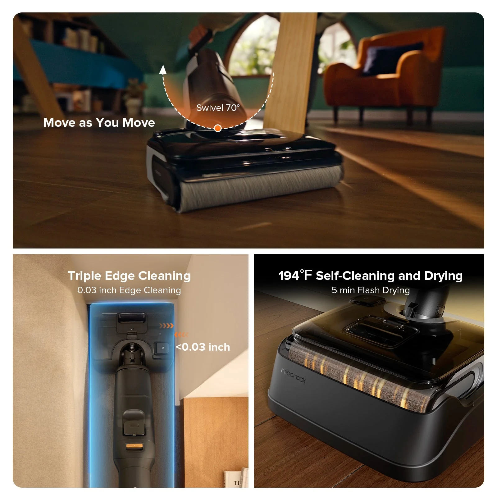 Roborock F25 Combo & F25 ACE Combo Wet and Dry Vacuum Cleaner - Image 5
