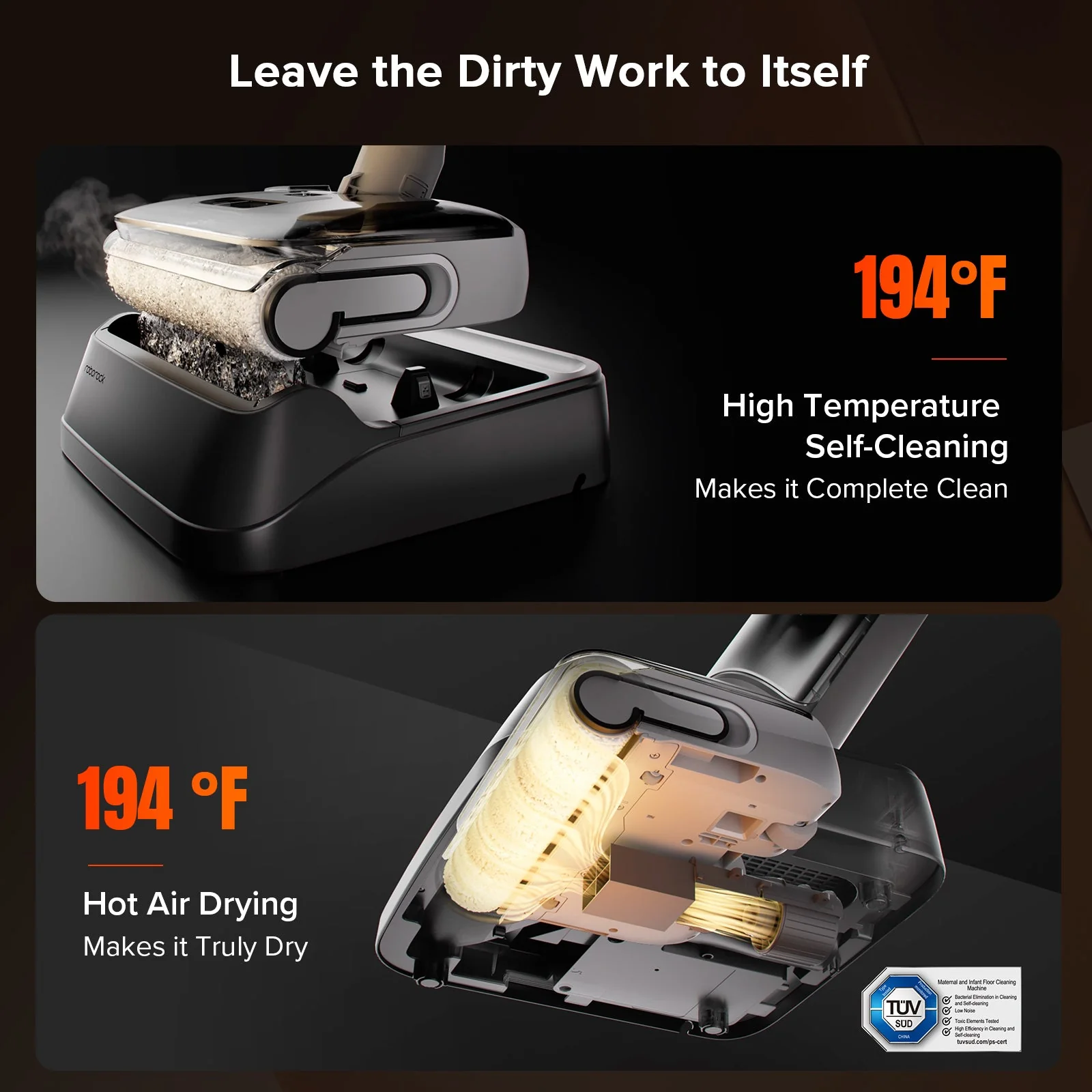 Roborock F25 GT Wet and Dry Vacuum Cleaner - Image 5