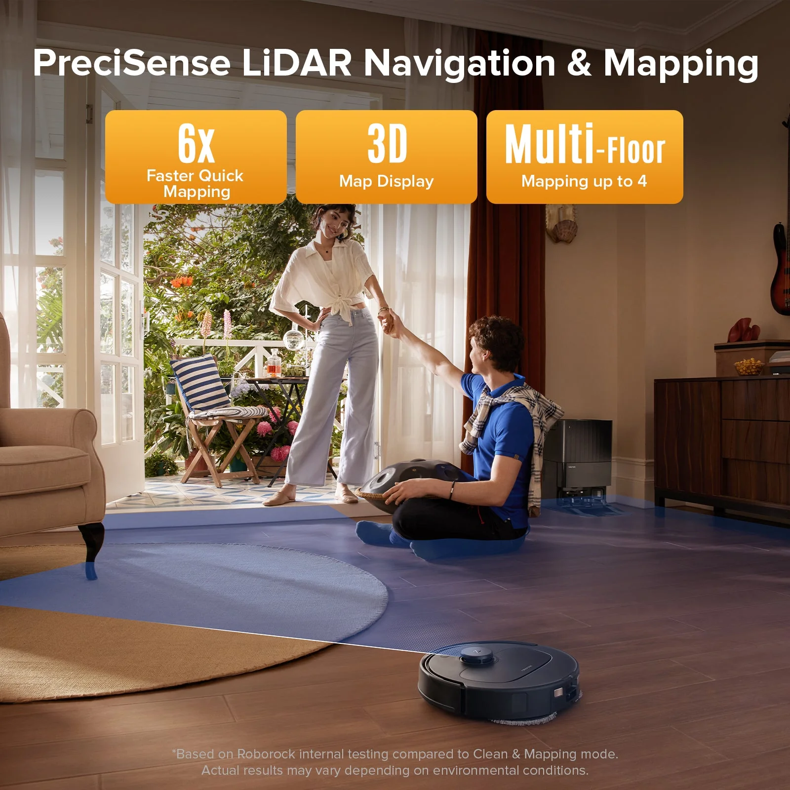 Roborock QV 35S Robot Vacuum with Multifunctional Dock - Image 9