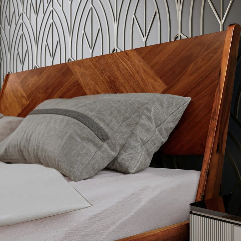 Rorns Gazelle Platform Bed Frame With Headboard - Image 9