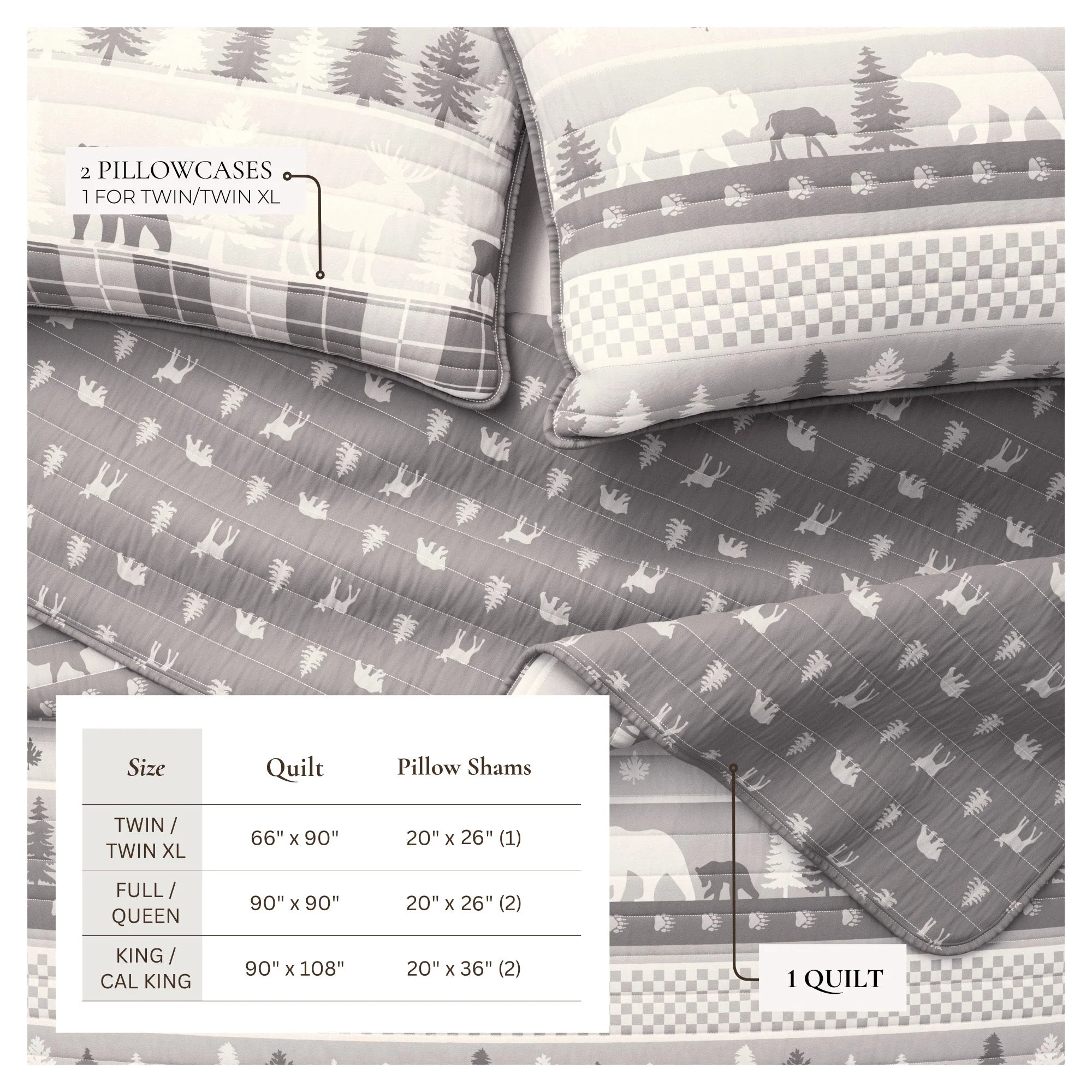 Rustic Landscape Quilt Set - Matthew Collection - Image 17