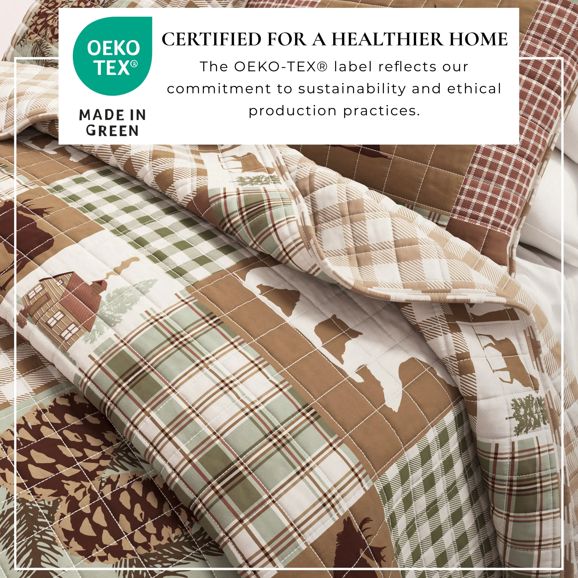 Rustic Landscape Quilt Set - Matthew Collection - Image 3