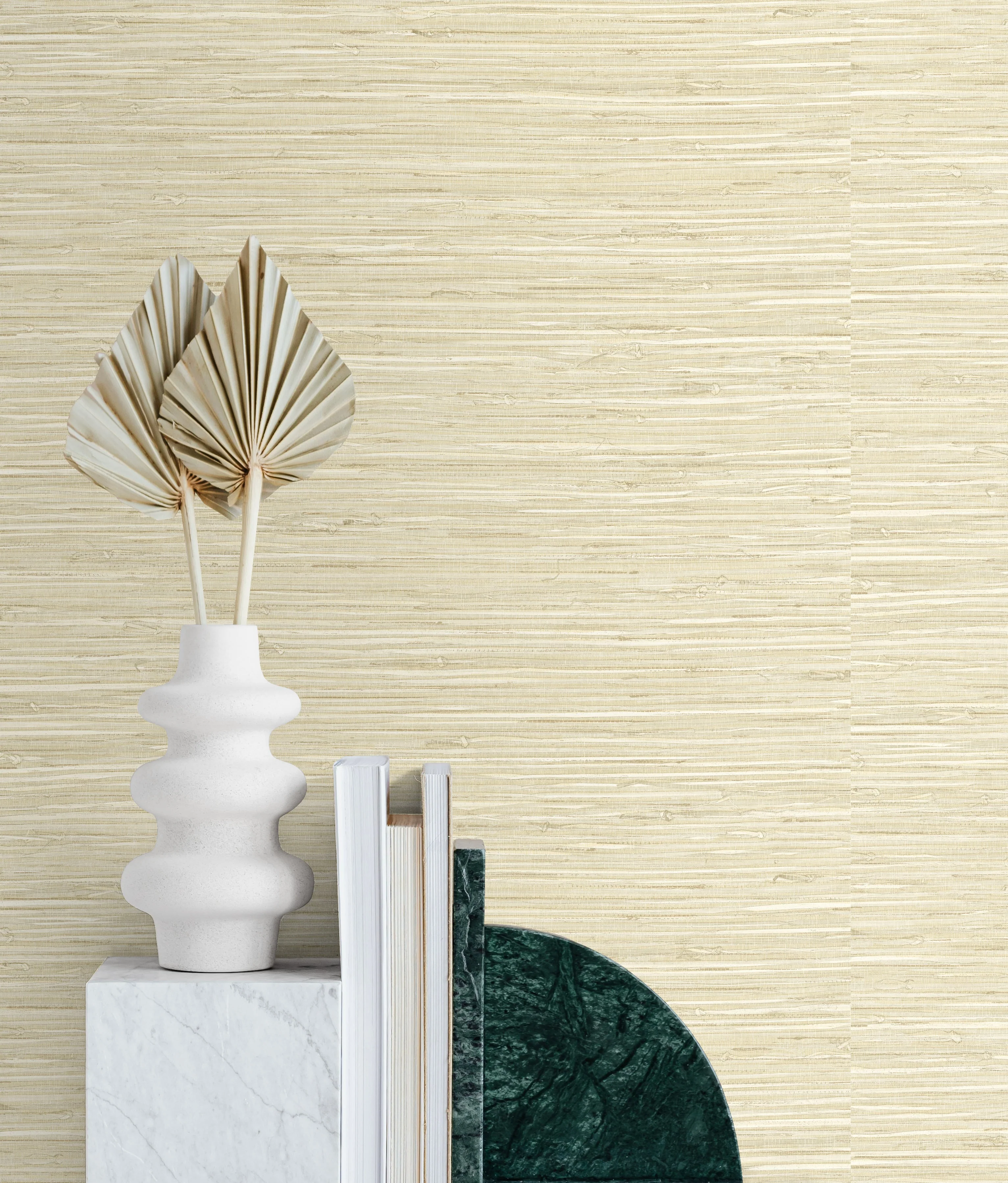 Saybrook Faux Rushcloth Peel and Stick Removable Wallpaper - Image 13