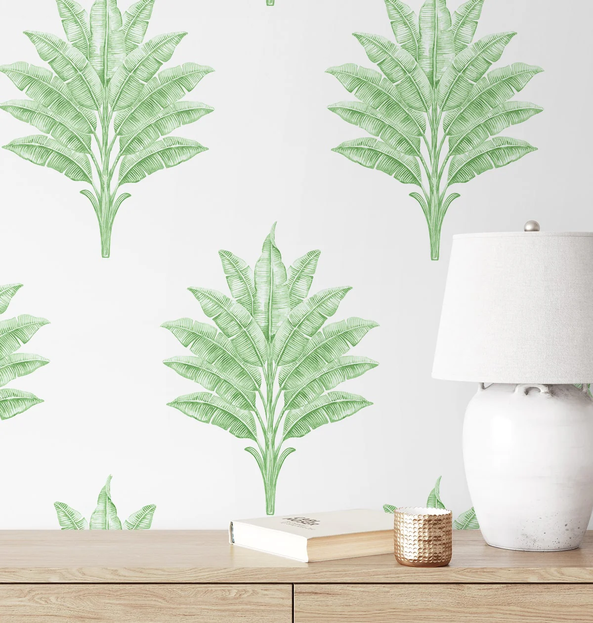 Sea Breeze Palm Peel and Stick Removable Wallpaper - Image 24