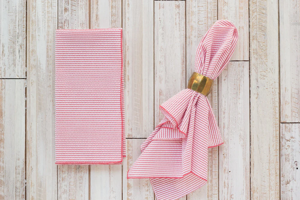Seersucker Everyday Napkins, Set of 4 - Image 3