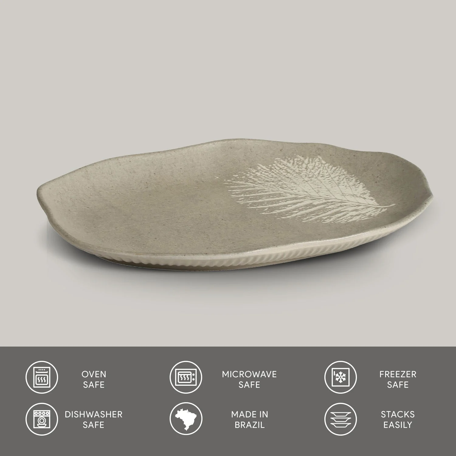 Shallow Bio Oval Platter Medium Set of 4 - Image 98