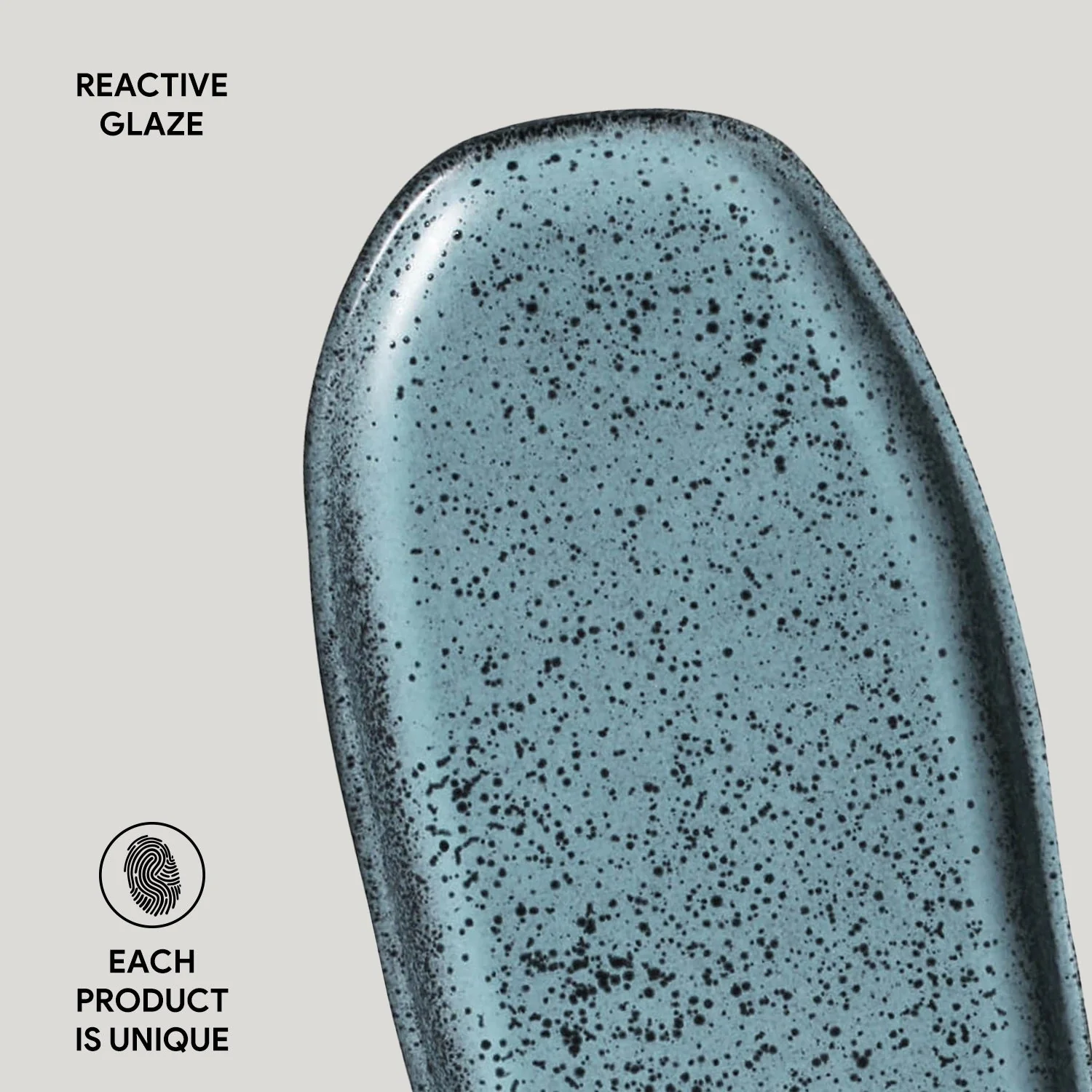 Shallow Organic Oval Platter Small Set of 4 - Image 29