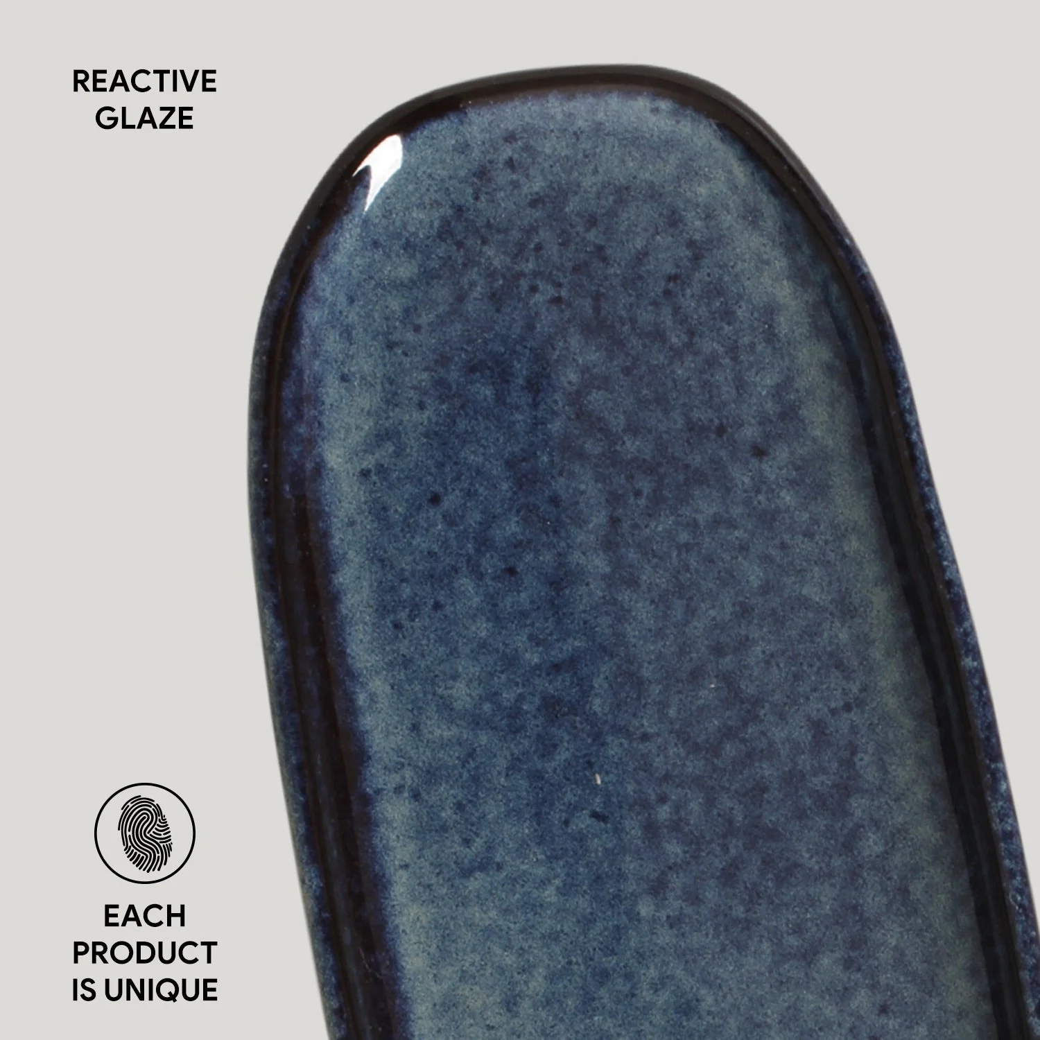 Shallow Organic Oval Platter Small Set of 4 - Image 67