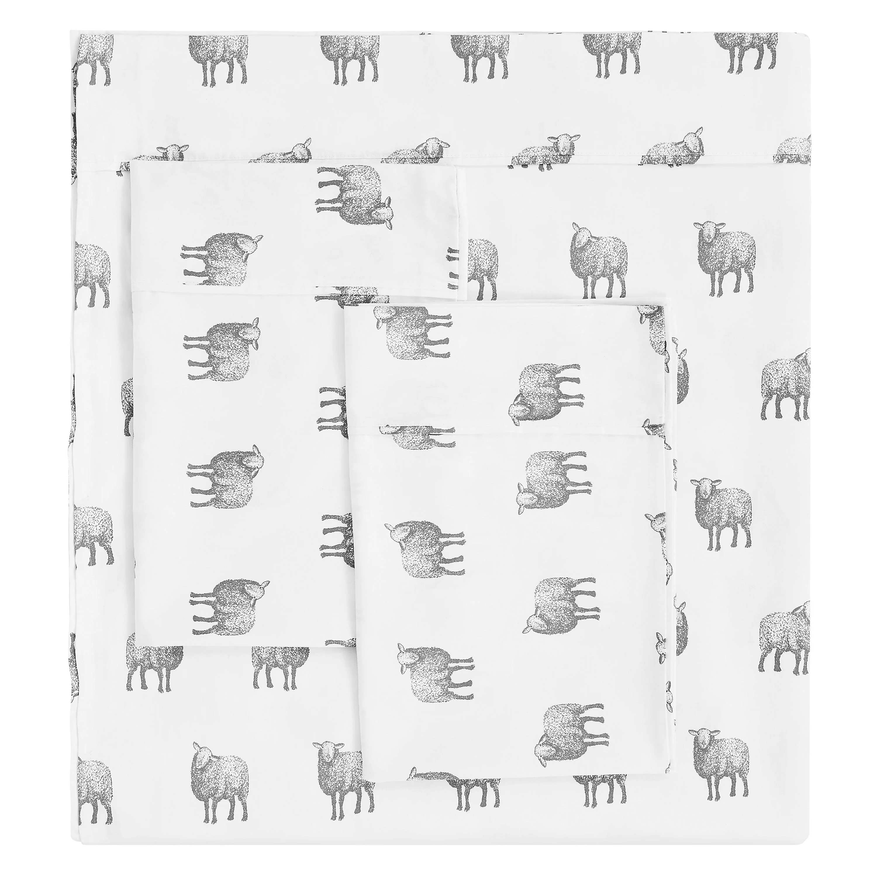 Sheep Printed Sheet Set - Image 6