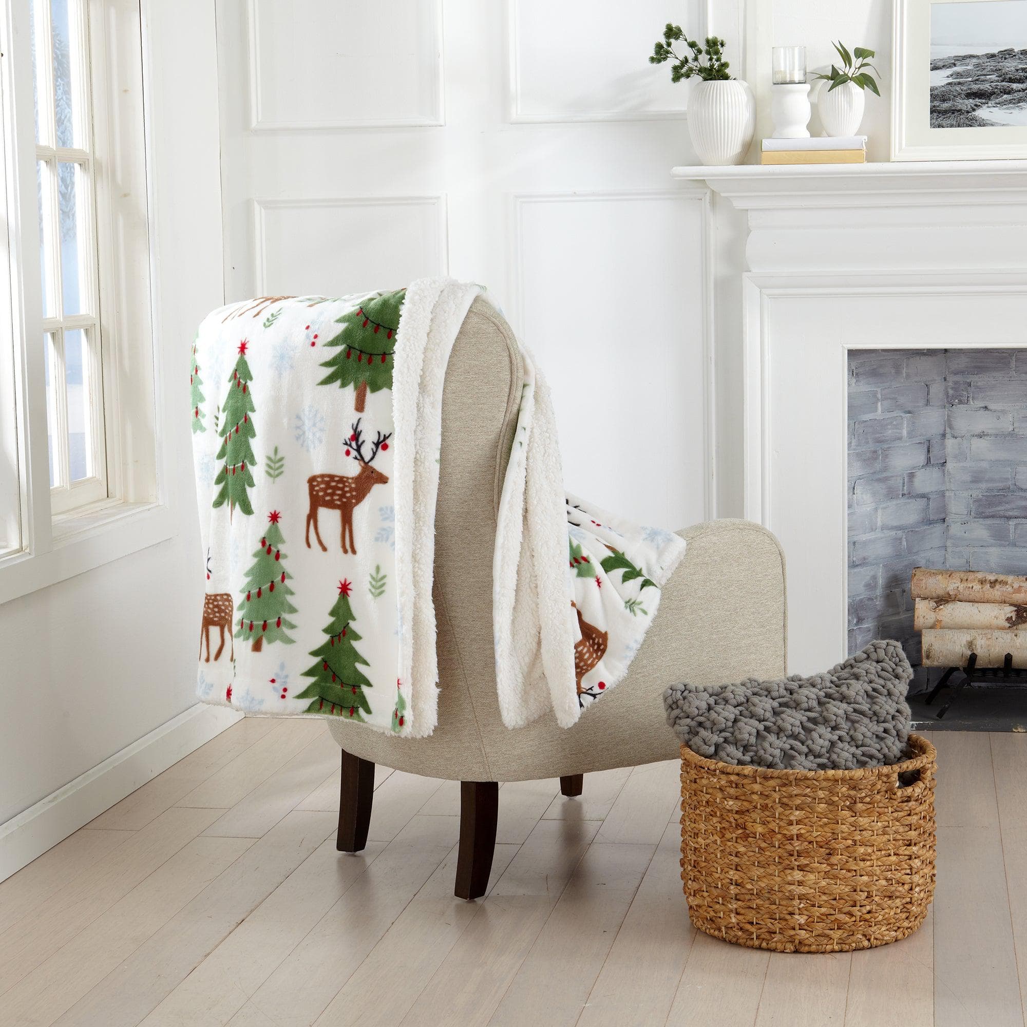 Sherpa Throw Blanket - Eve Collection - Image 16