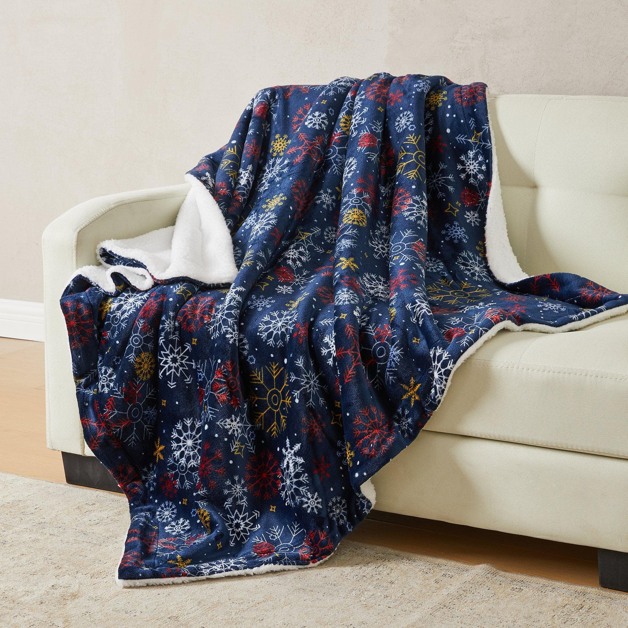 Sherpa Throw Blanket - Eve Collection - Image 48