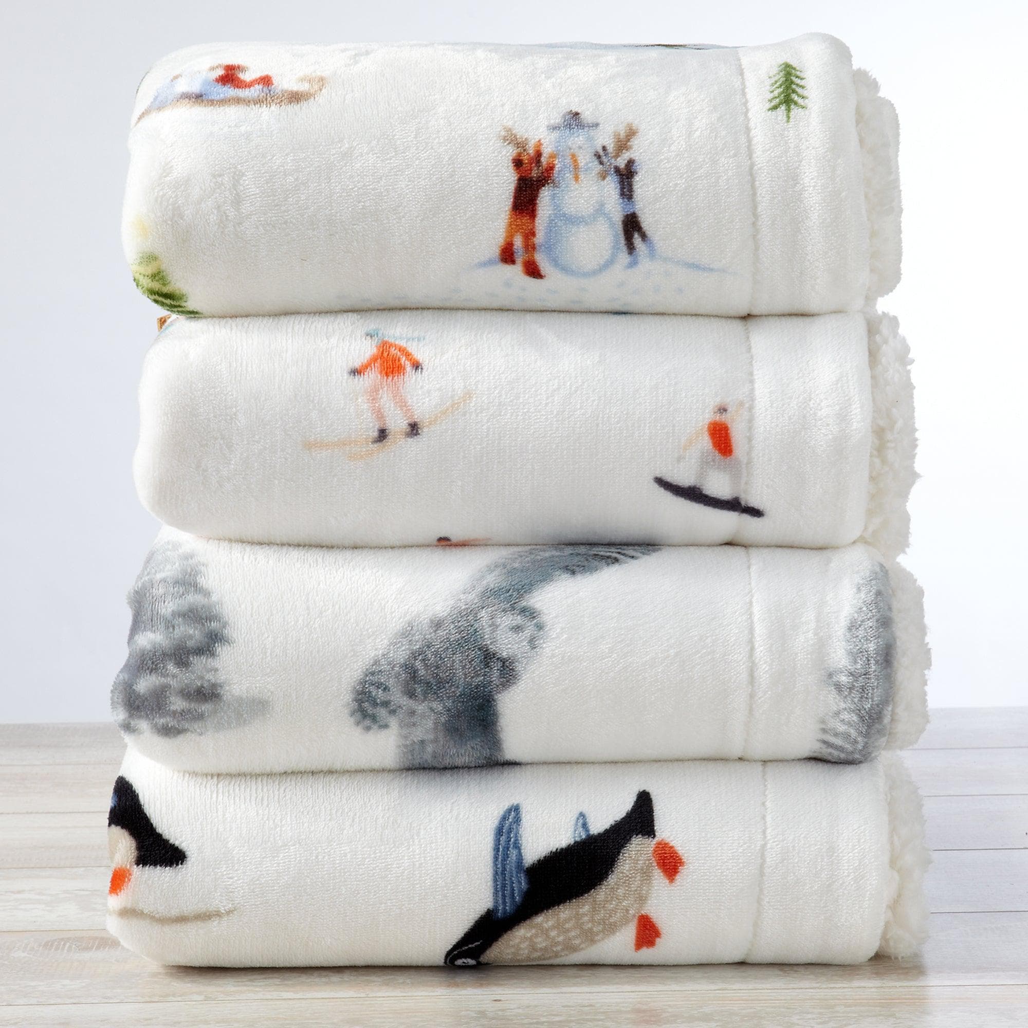 Sherpa Throw Blanket - Hudson Collection - Image 29