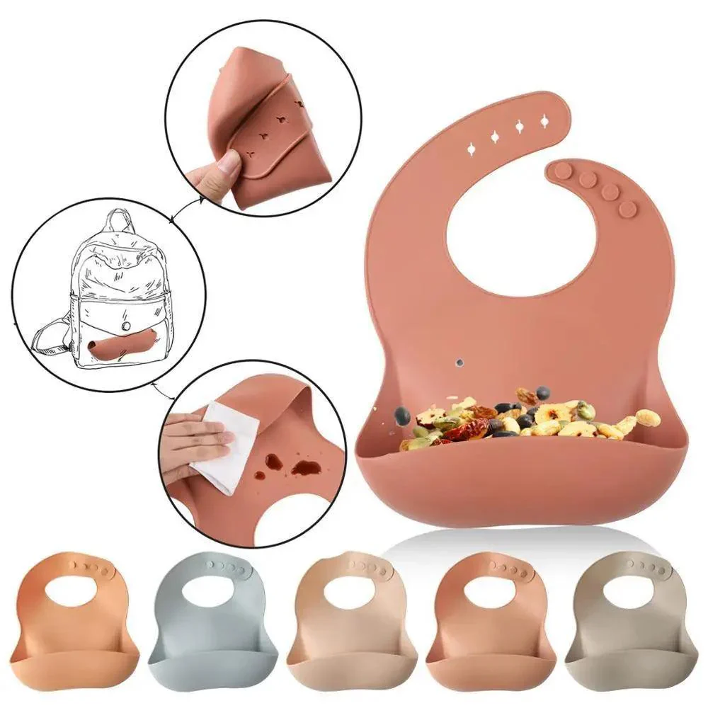 Stevvex Baby Silicone Bibs - Image 3
