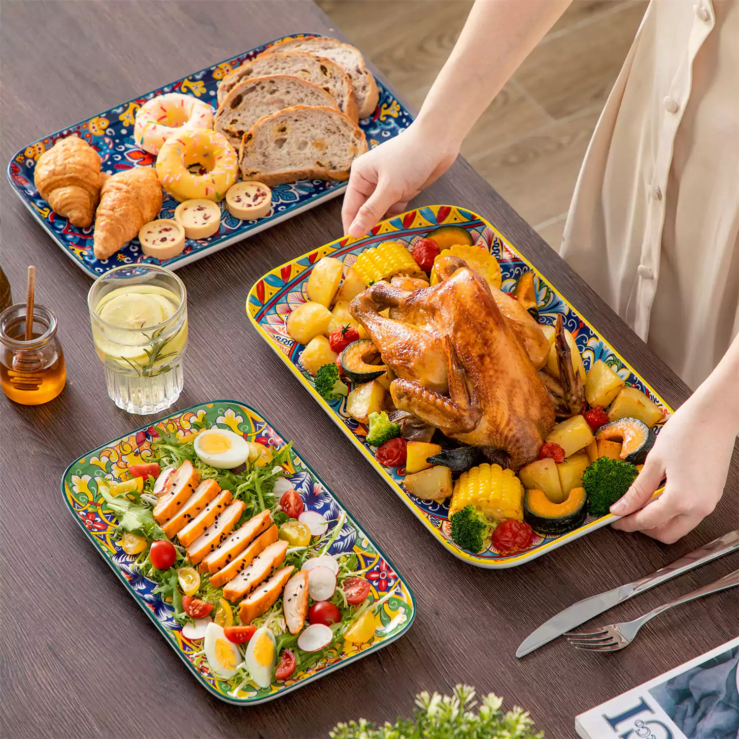Simi Serving Platters Set of 3 - Image 4