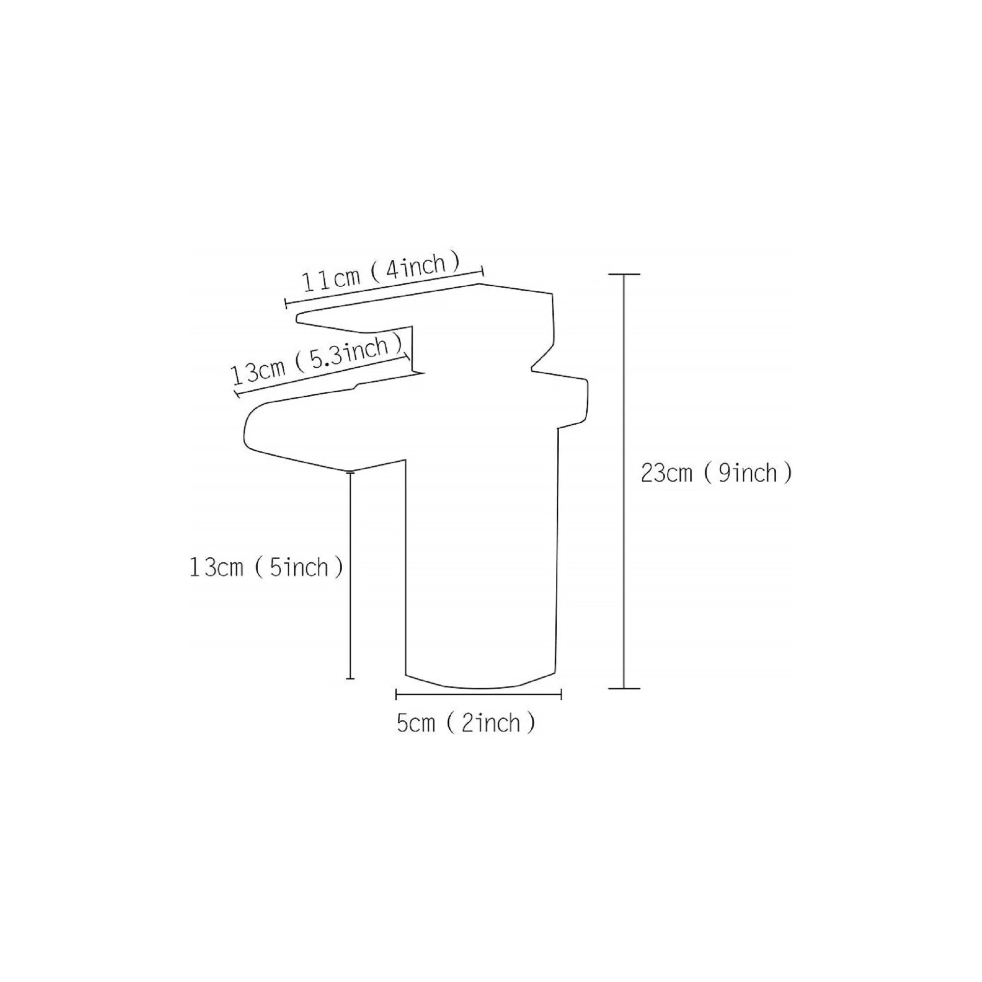 Single Handle Bathroom Faucet - Brushed Nickel - Image 4