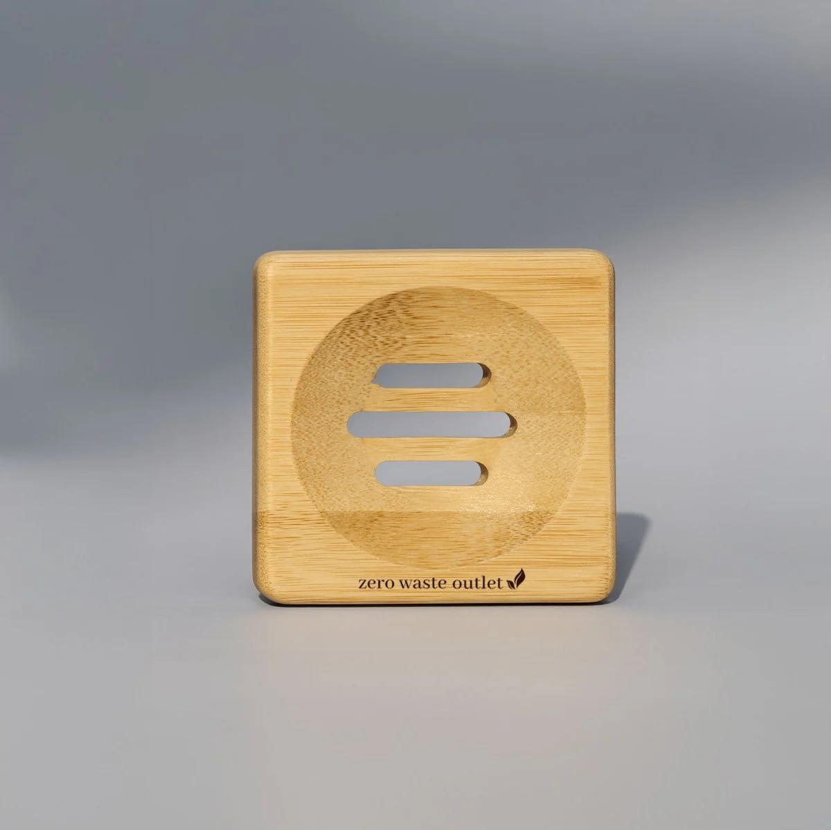 Small Square Bamboo Soap Dish