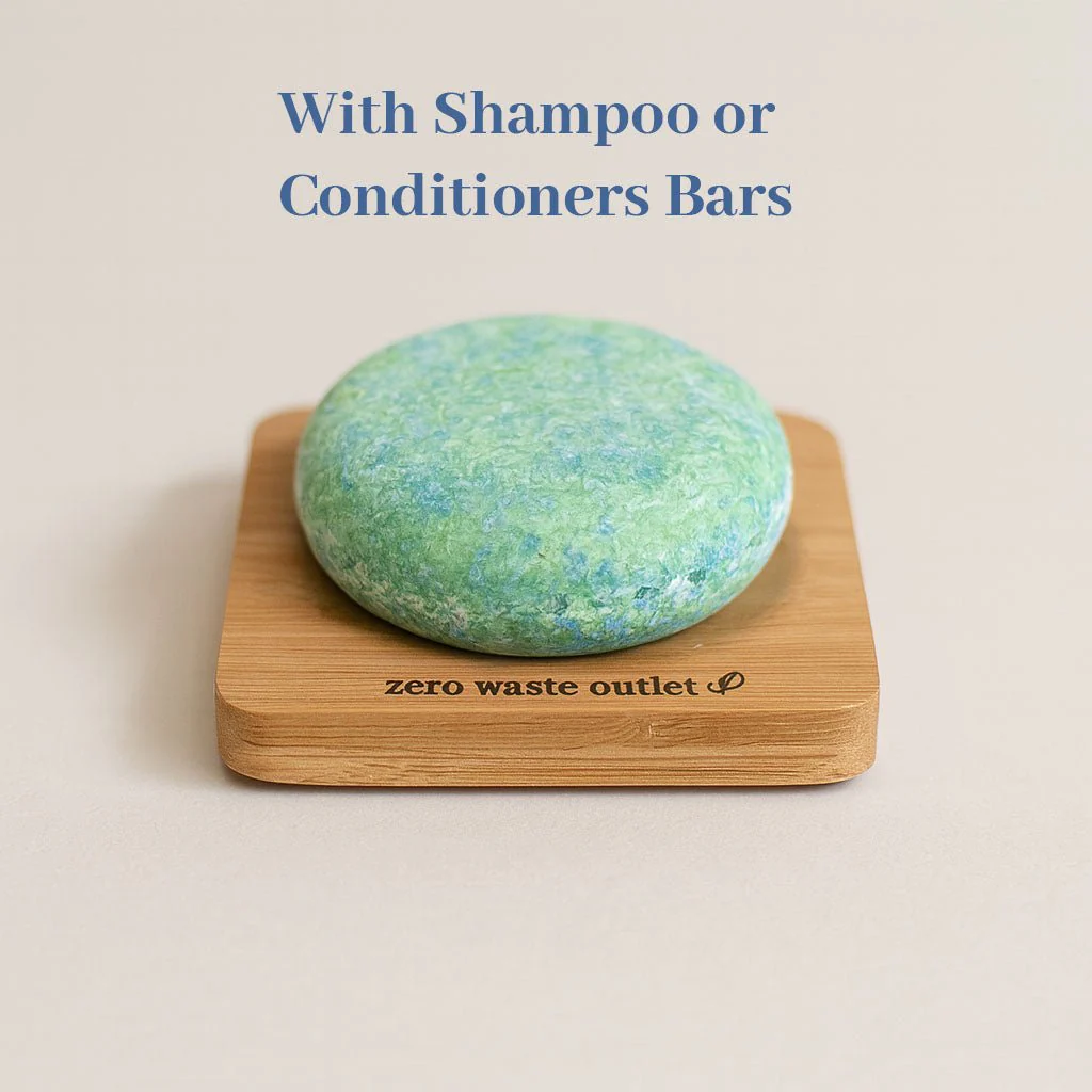 Small Square Bamboo Soap Dish - Image 6