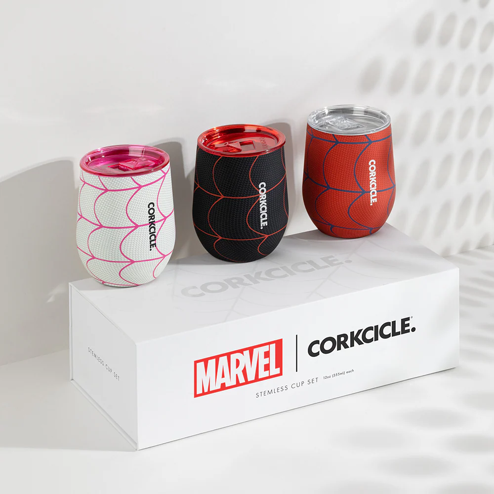 Spider-Man Stemless Set (3) by CORKCICLE. - Image 3