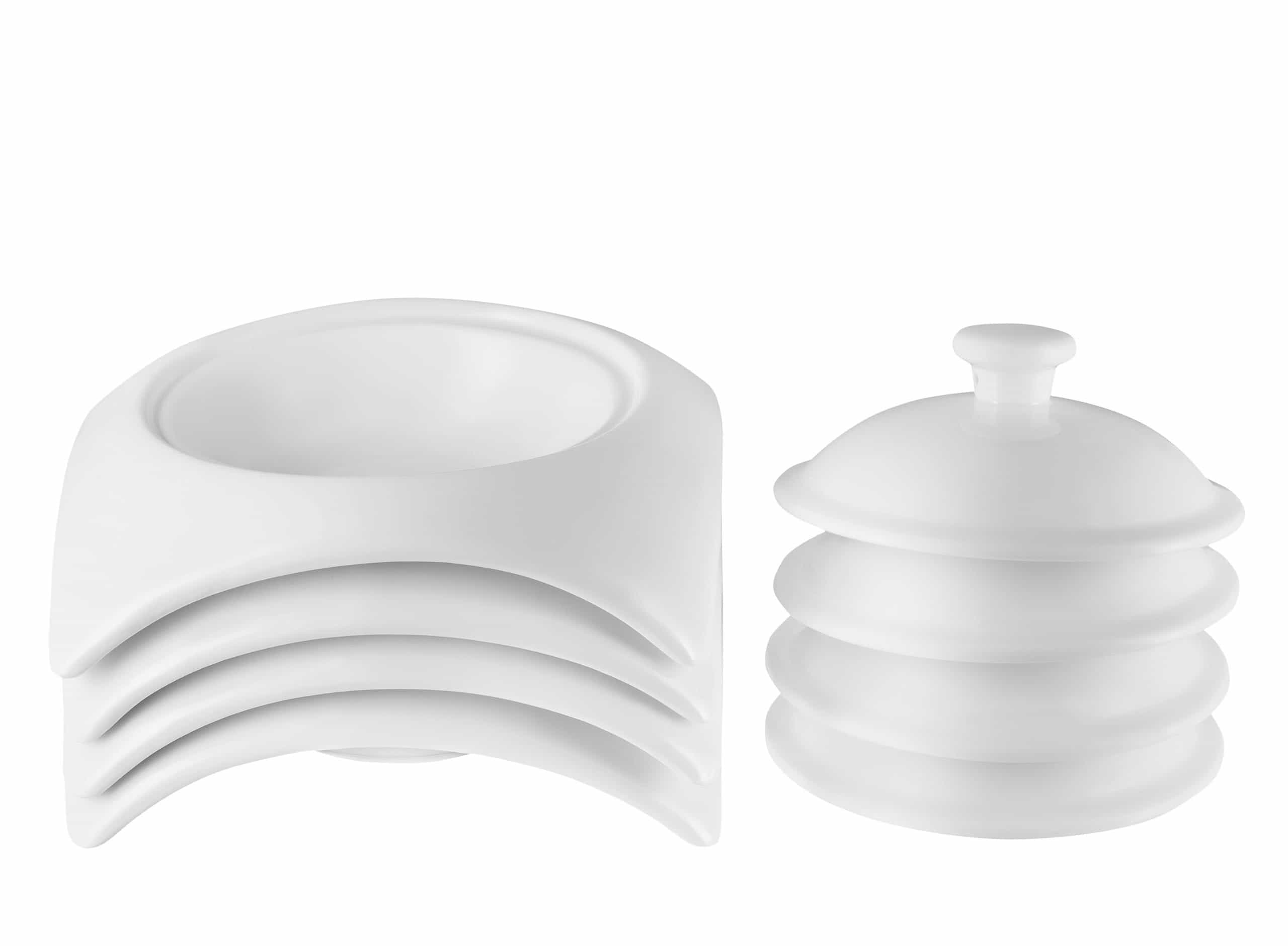 Square Porcelain Dinnerware Set - Image 14