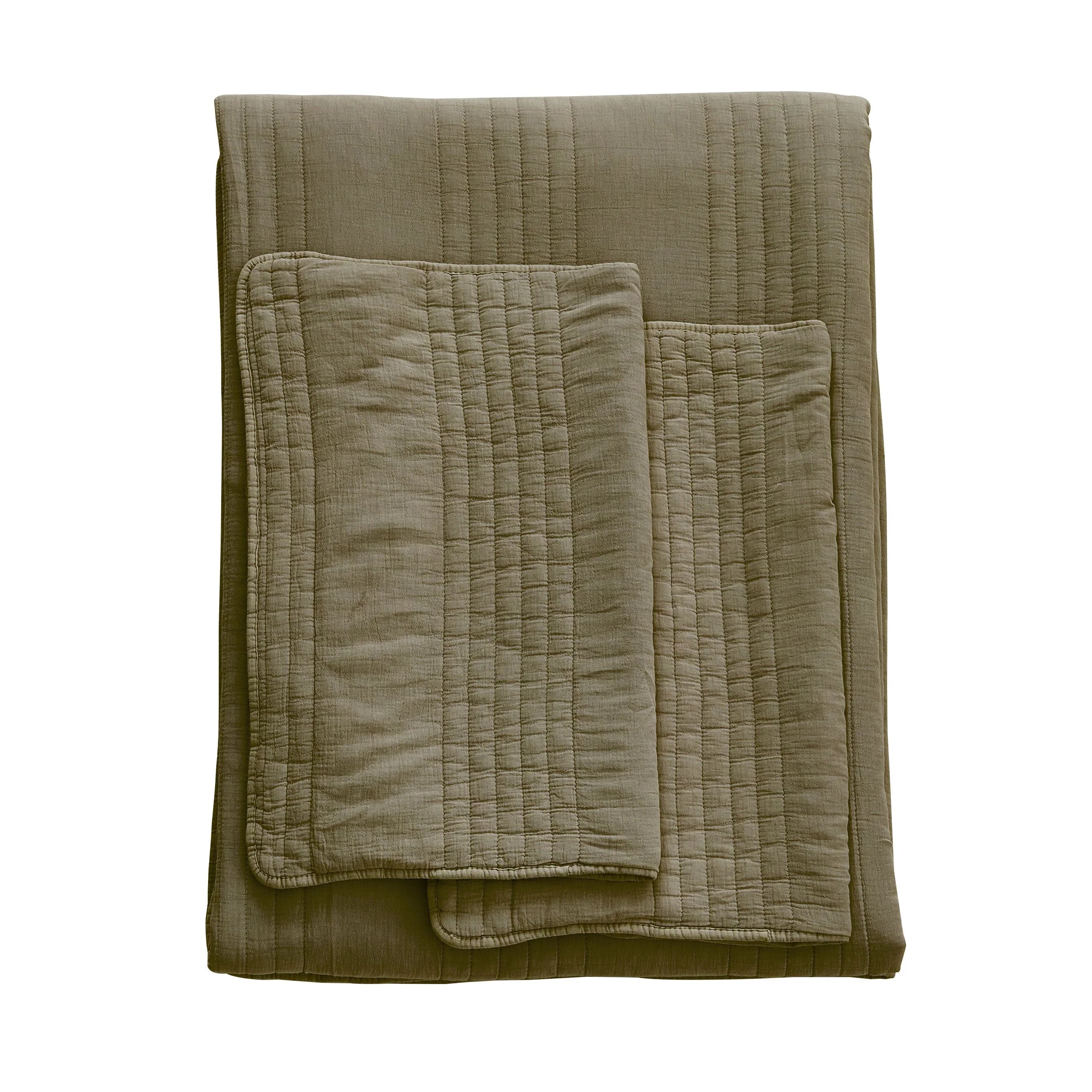 Stonewashed Cotton Quilt Set - Image 22