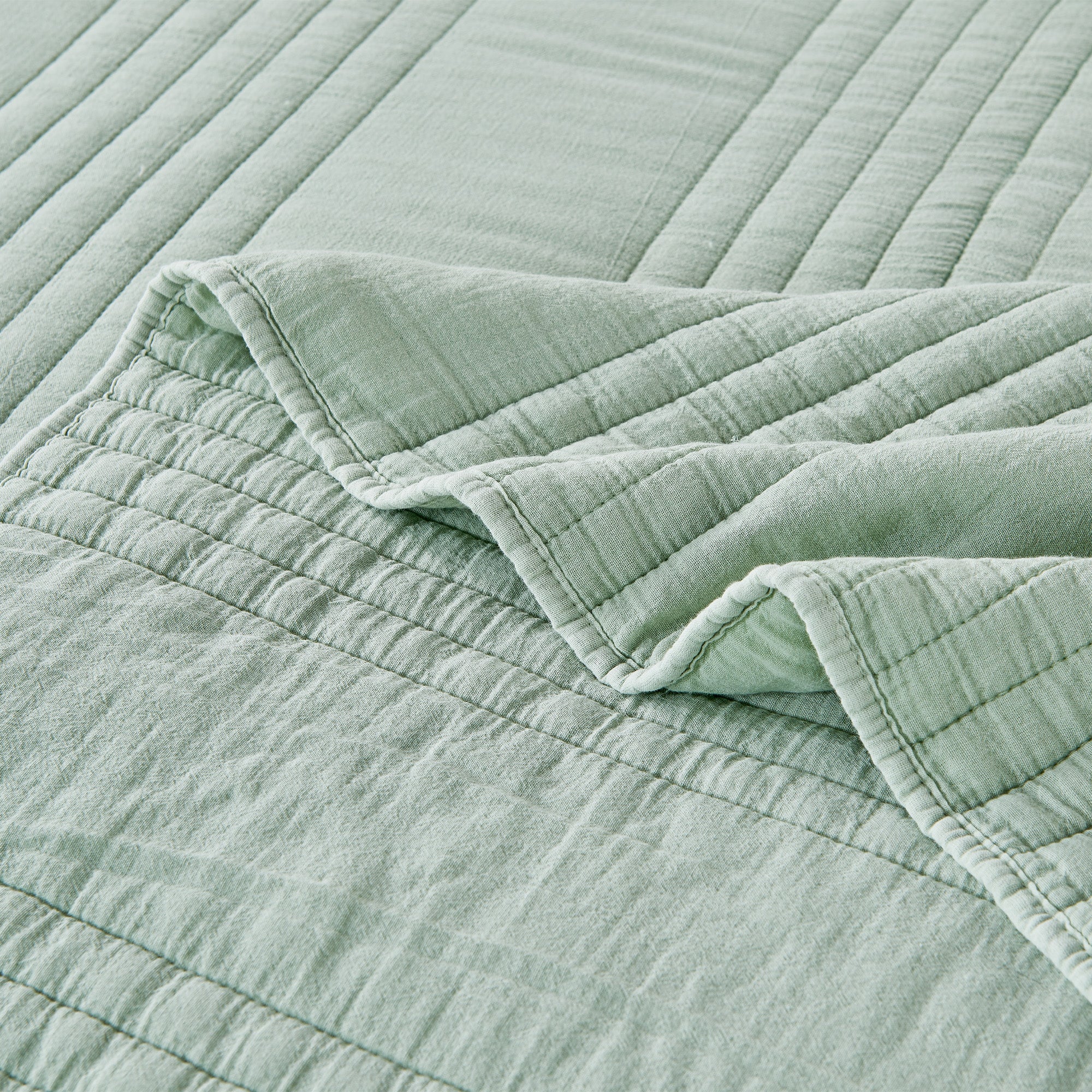 Stonewashed Cotton Quilt Set - Image 26