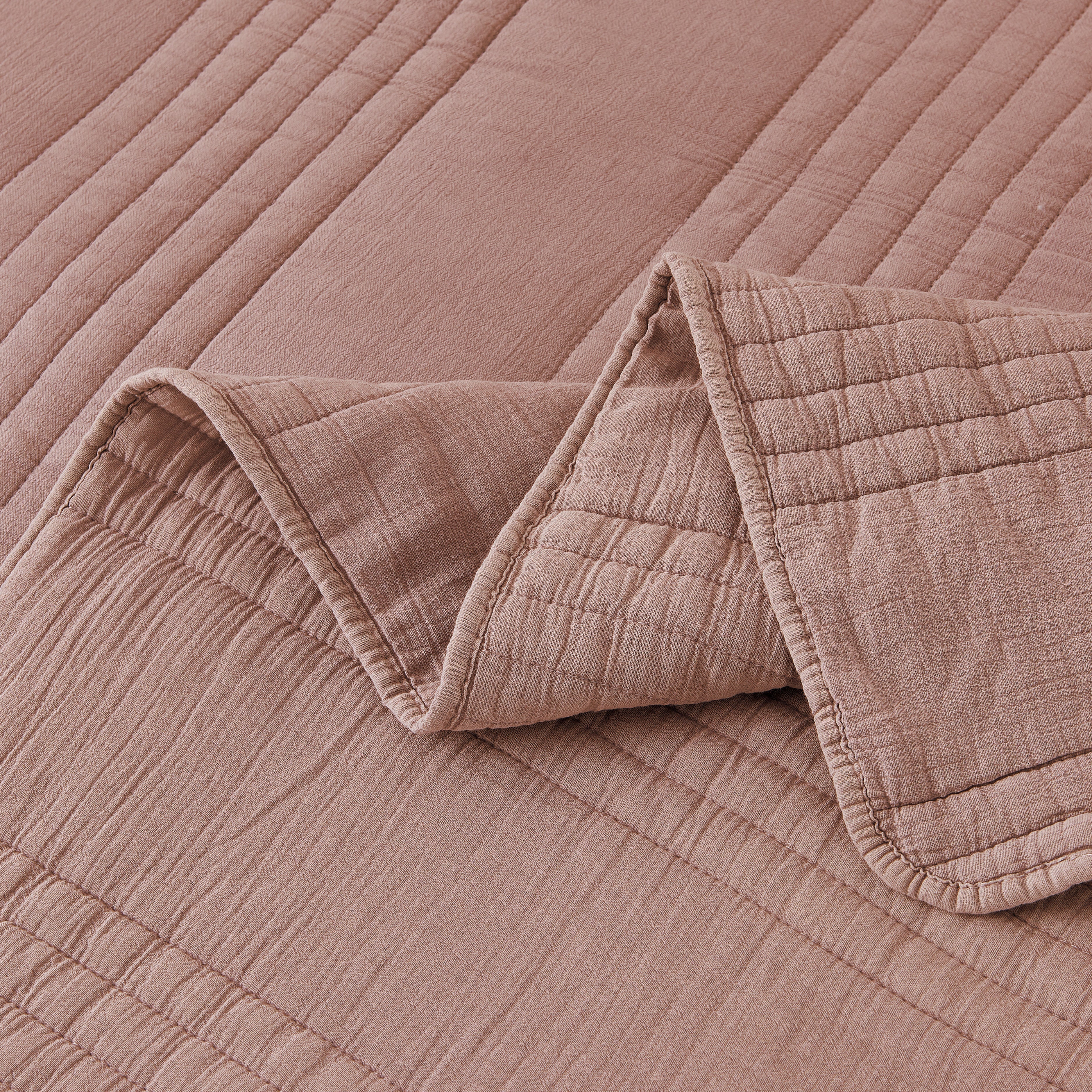 Stonewashed Cotton Quilt Set - Image 34