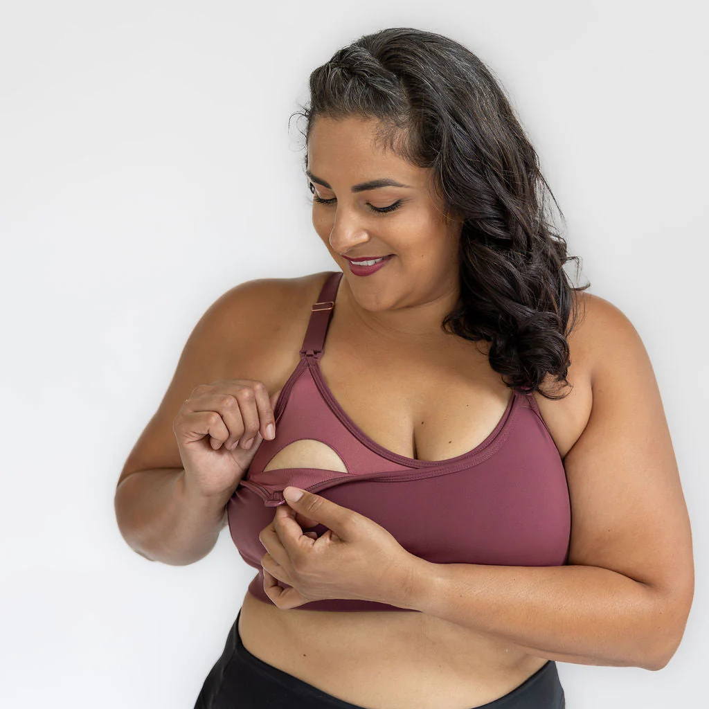 Strappy Back 2.0 Nursing Sports Bra - Image 11
