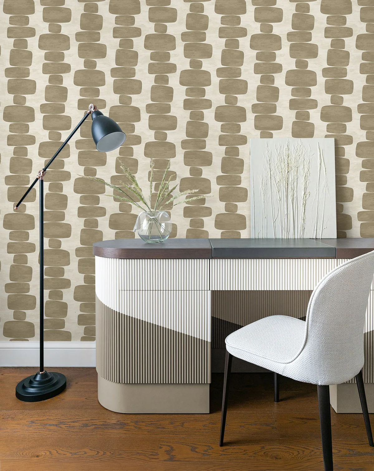 Stripe Block Contemporary Peel and Stick Removable Wallpaper - Image 18