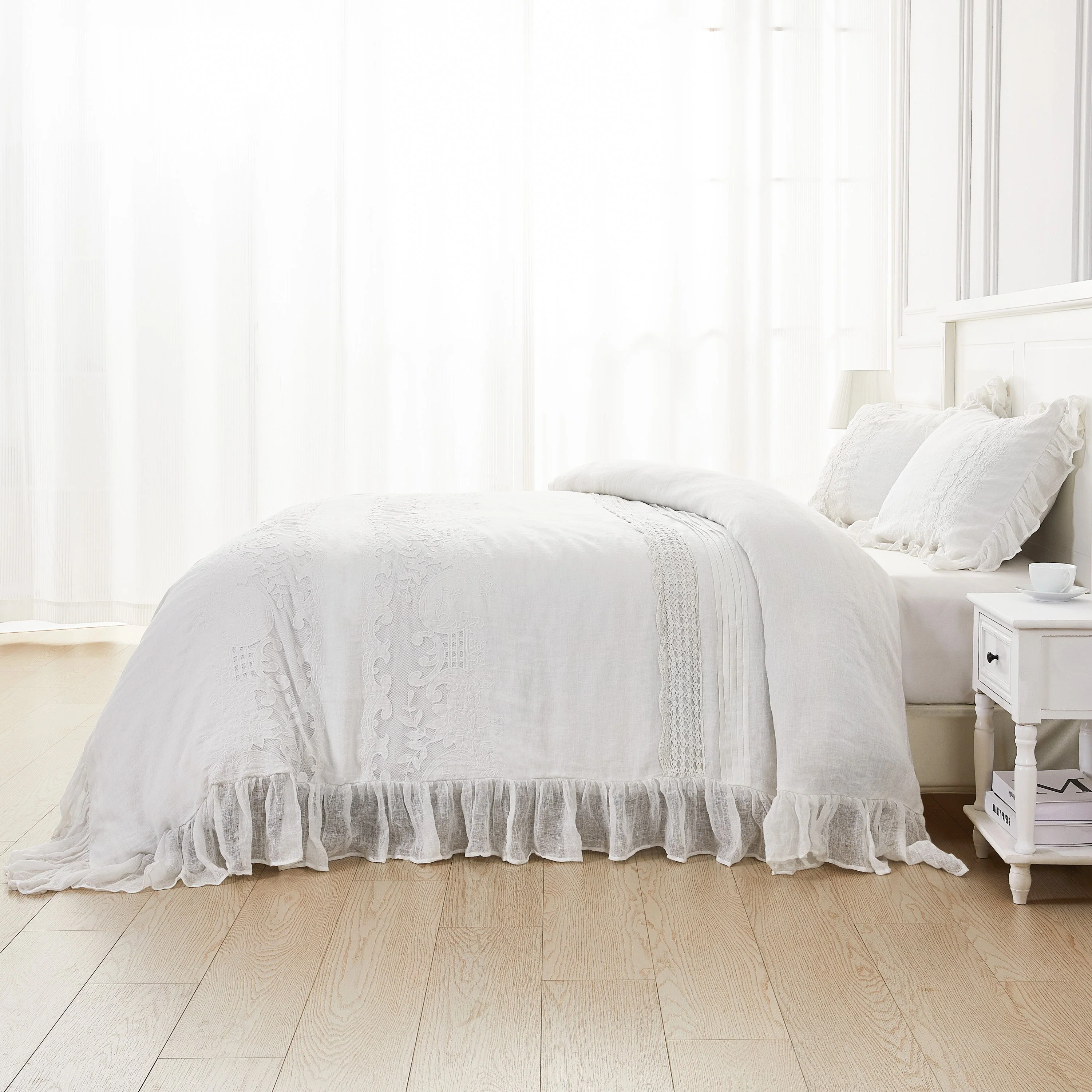 Tabitha Linen Duvet Cover Set - Image 12