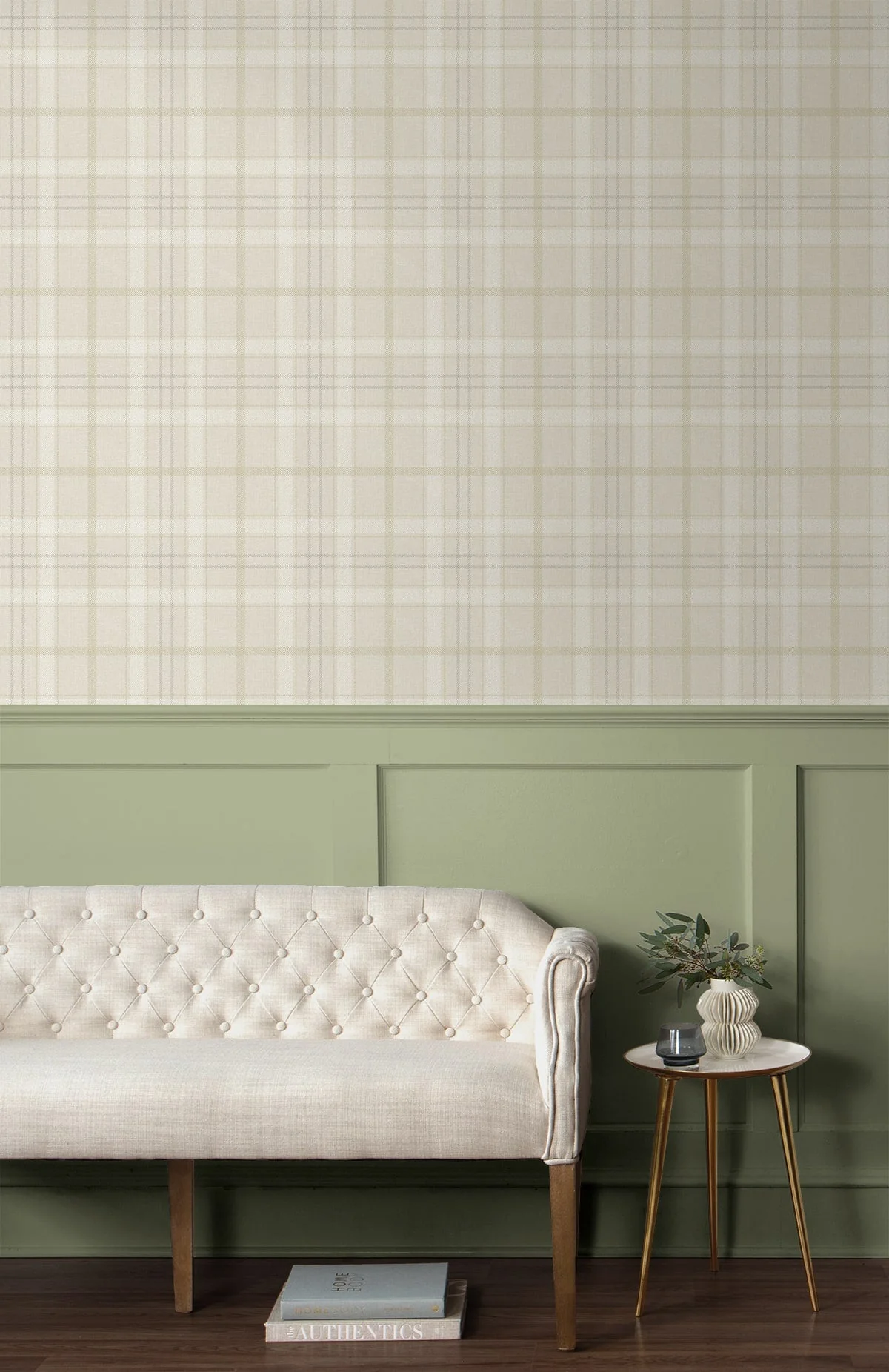 Tailor Plaid Premium Peel and Stick Removable Wallpaper - Image 24