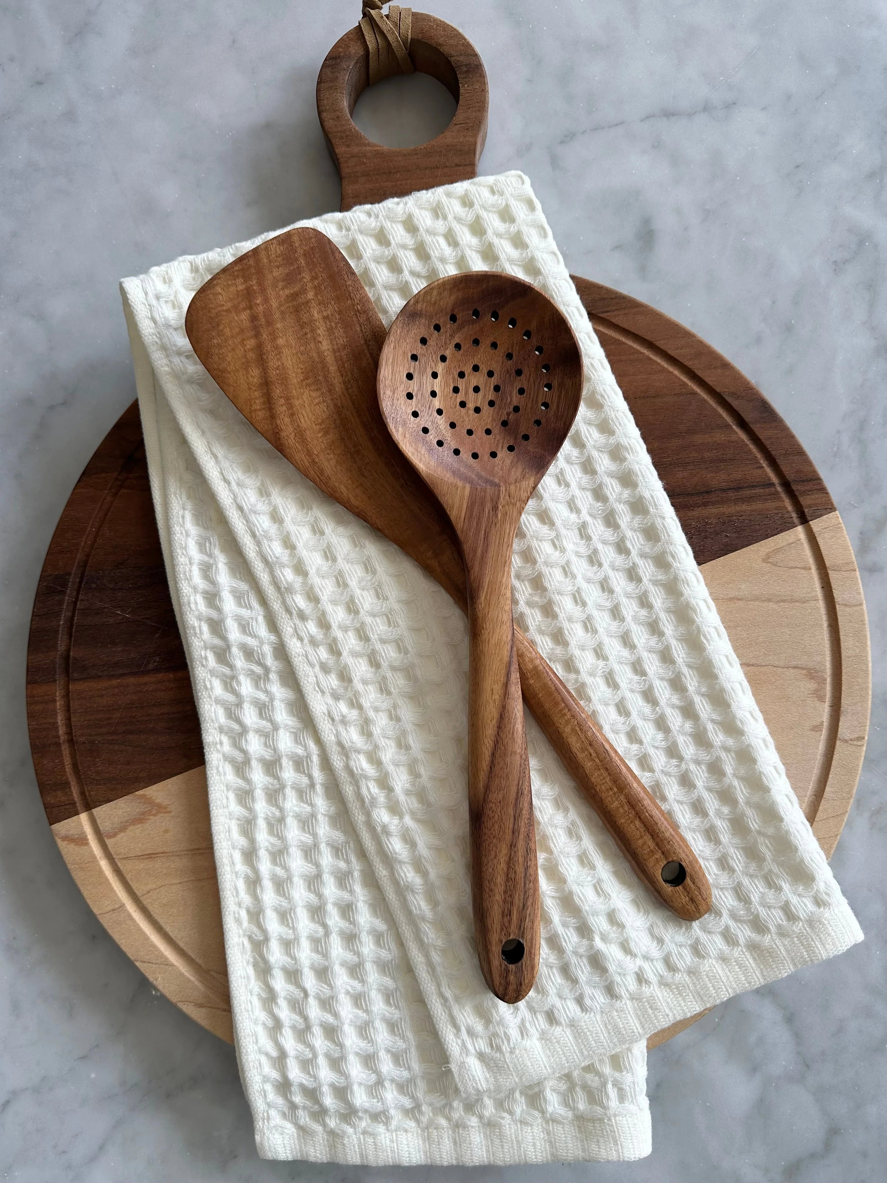 Teak Wooden Utensils, Set of 4 - Image 3
