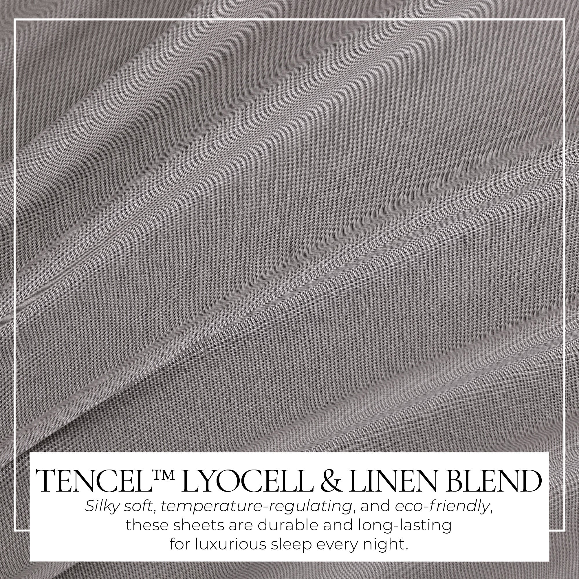 TENCEL™ Lyocell & Linen Blend Sheet Set - Magdalena Collection - Image 23