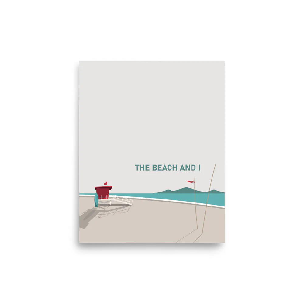 The Beach And I Framed Art Print, Set of 2 - Image 10