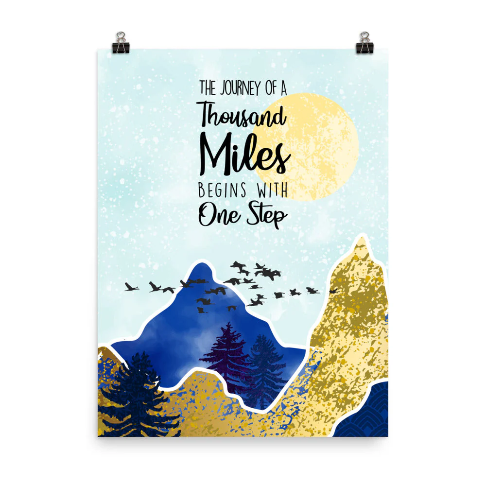 The Journey Of A Thousand Miles Art Print - Image 19