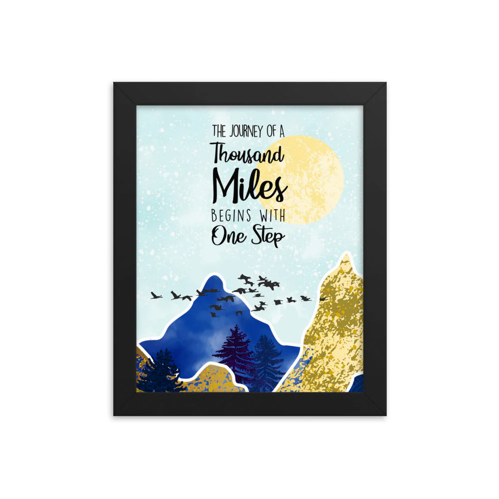 The Journey Of A Thousand Miles Art Print - Image 9