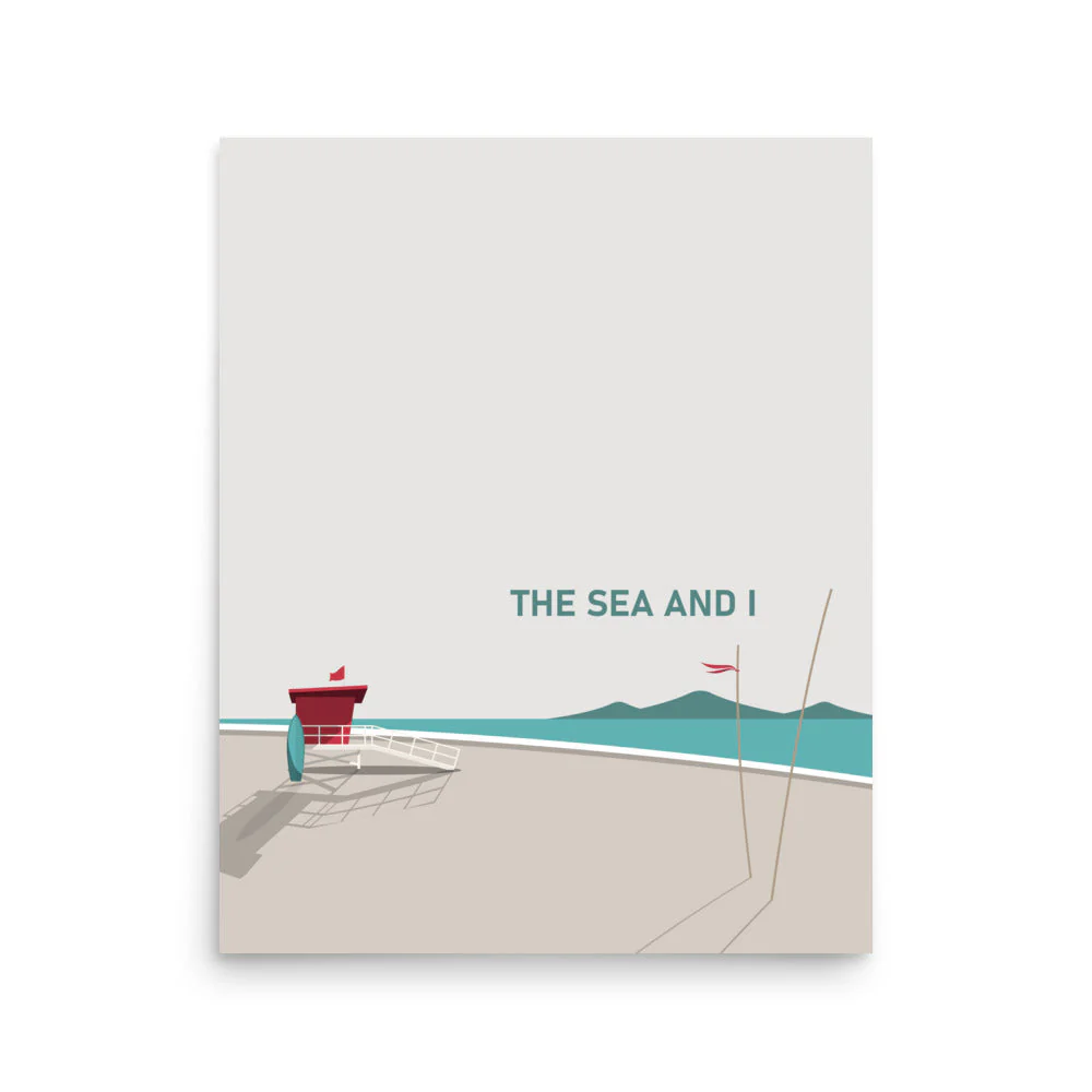 The Sea And I Framed Art Print, Set of 2 - Image 15