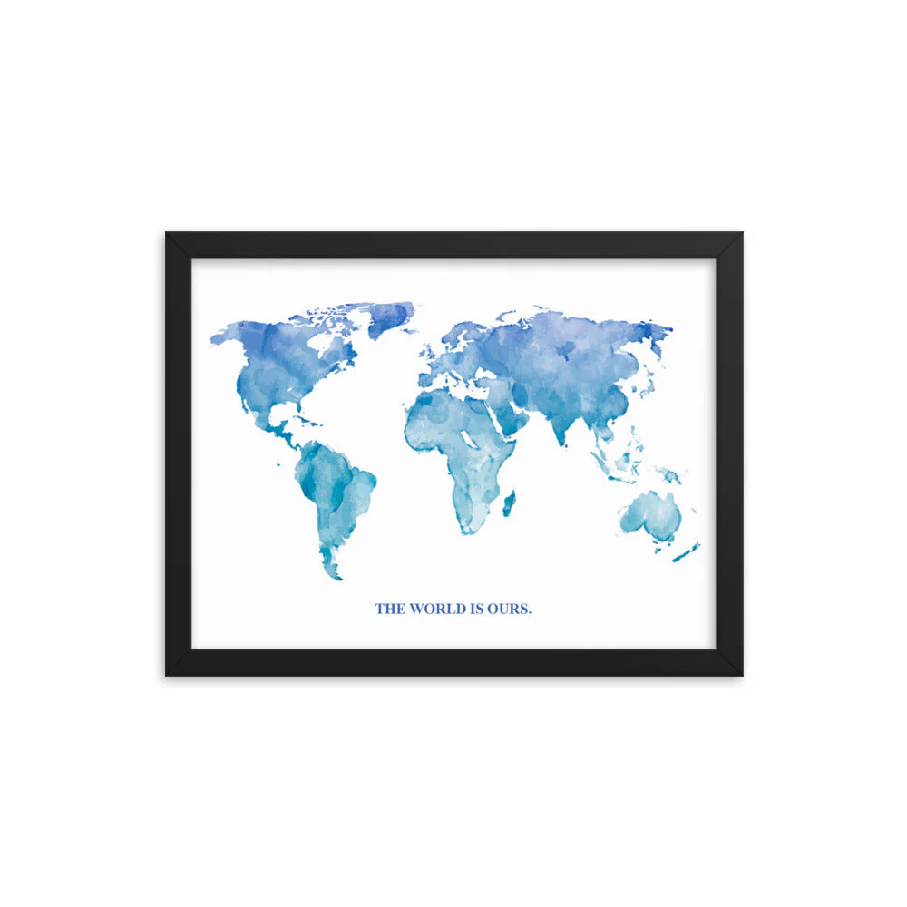 The World Is Ours Framed Art Print - Image 11