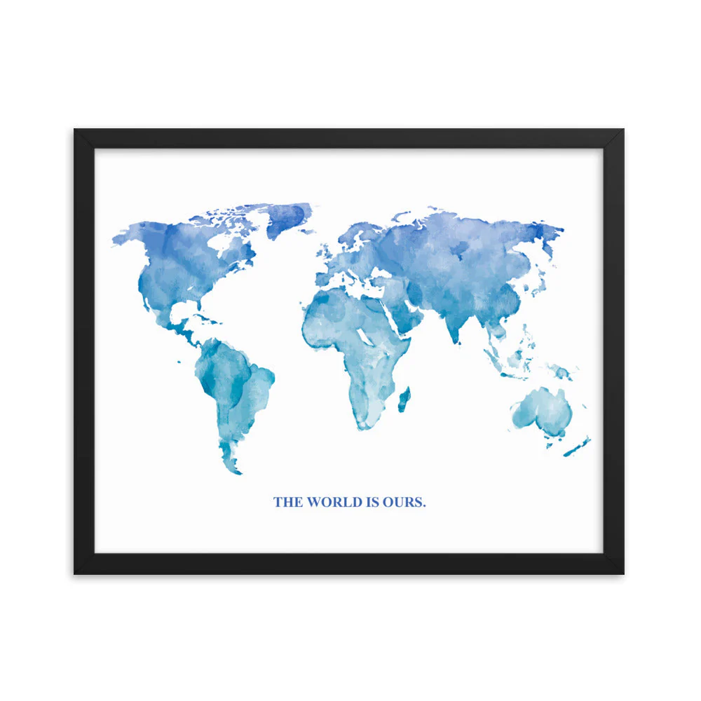 The World Is Ours Framed Art Print - Image 14