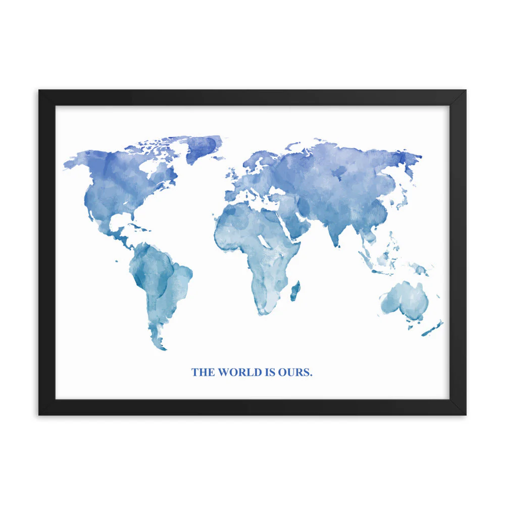 The World Is Ours Framed Art Print - Image 17