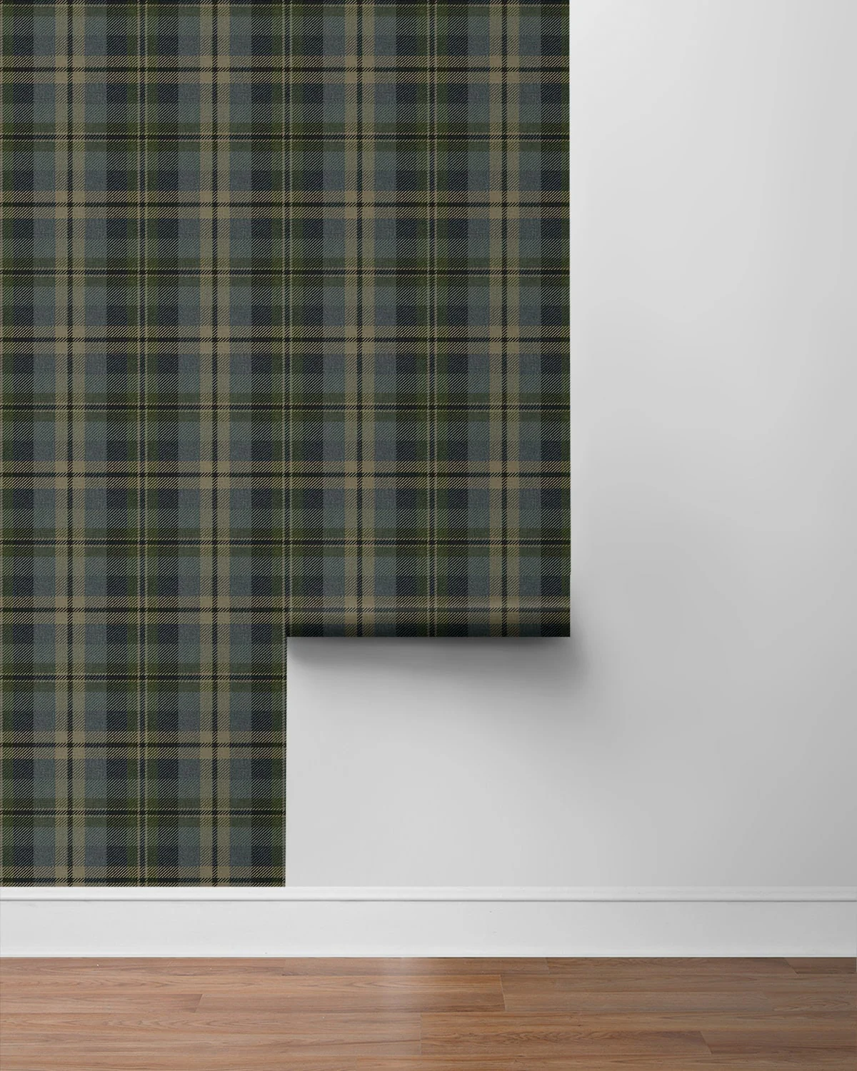 Thornbury Tailored Plaid Peel and Stick Removable Wallpaper - Image 6