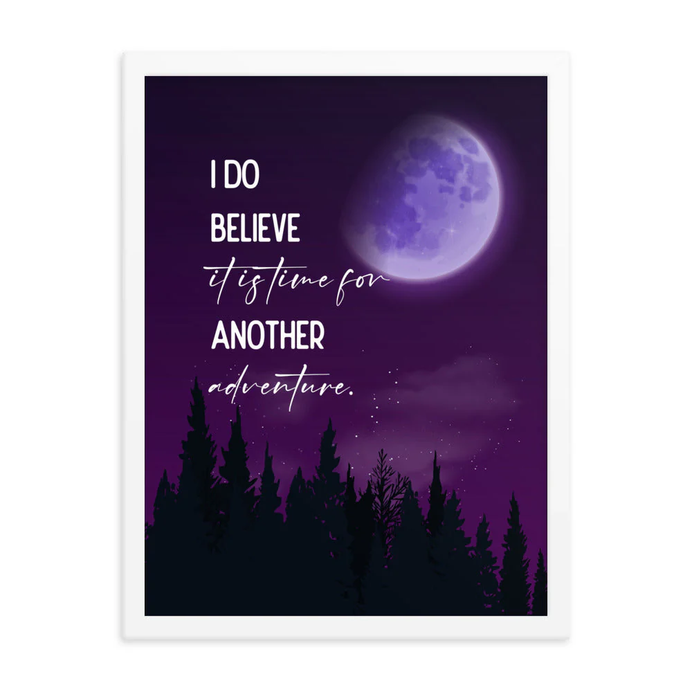 Time For Another Adventure Framed Quote Poster - Image 30