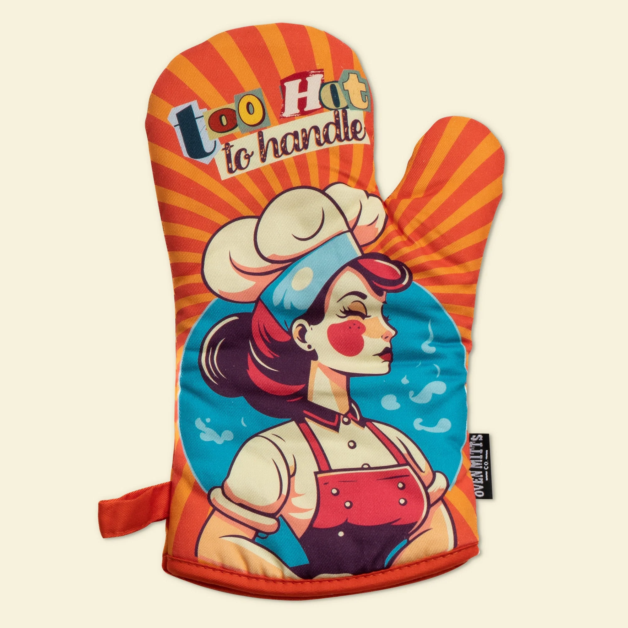 Too Hot To Handle Oven Mitts And Potholder Set - Image 3