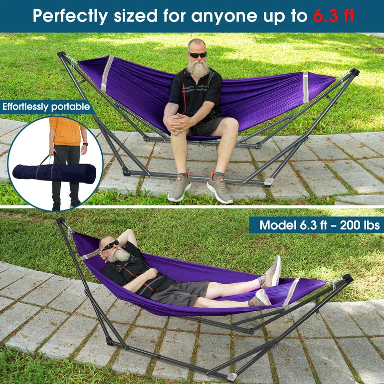 Tranquillo Original Collapsible Hammock with Stand - Image 16