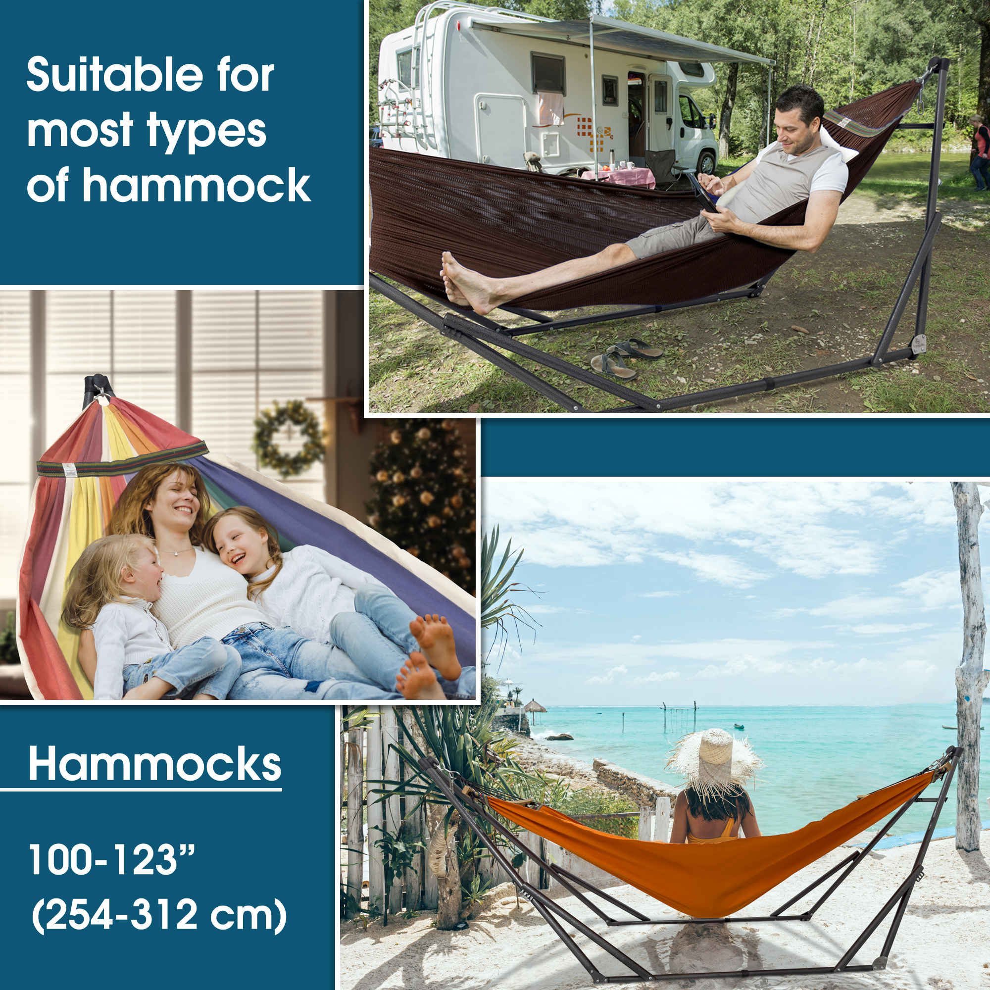 Tranquillo Original Collapsible Hammock with Stand - Image 47