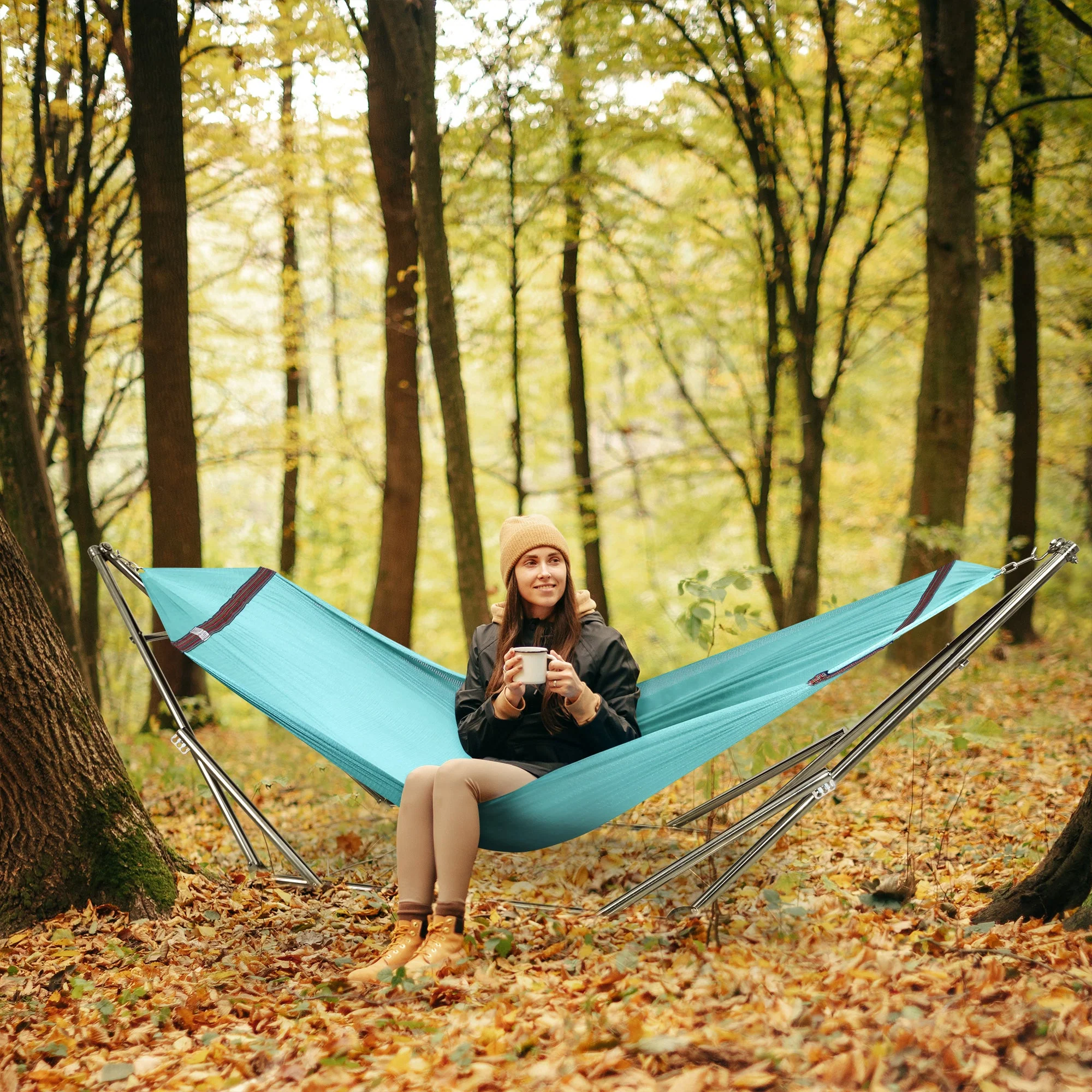 Tranquillo Original Stainless Steel Hammock Stand - Image 80