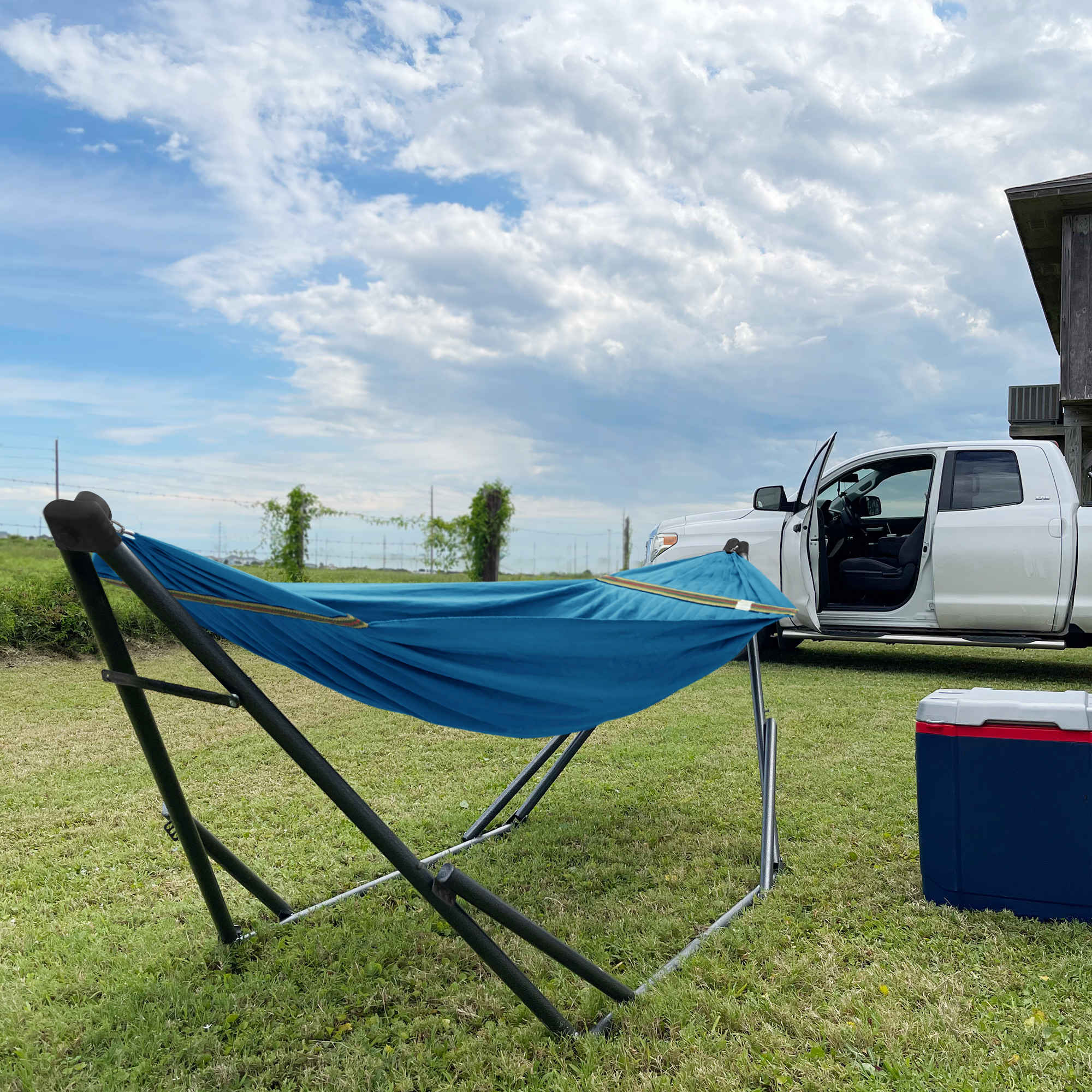 Tranquillo Uniki Canvas Hammock with Stand - Image 27
